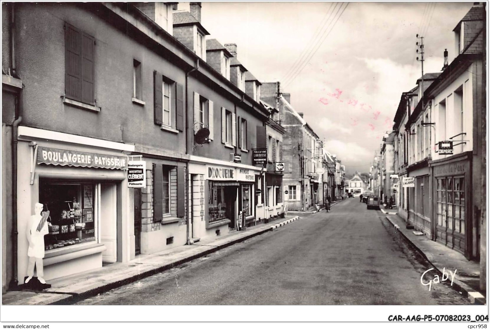 CAR-AAGP5-61-0384 - LE MERLERAULT - Grand Rue - Boulangerie, Commerces - Le Merlerault