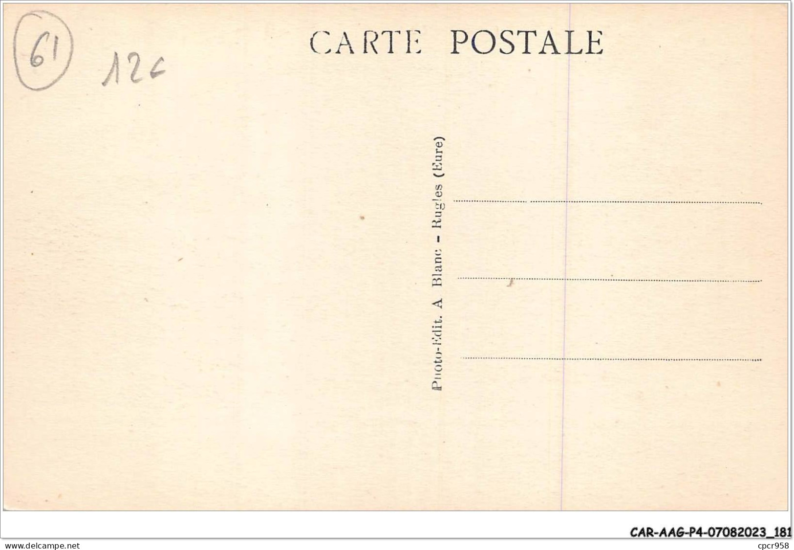 CAR-AAGP4-61-0380 - TOUROUVRE - La Gare  - Other & Unclassified