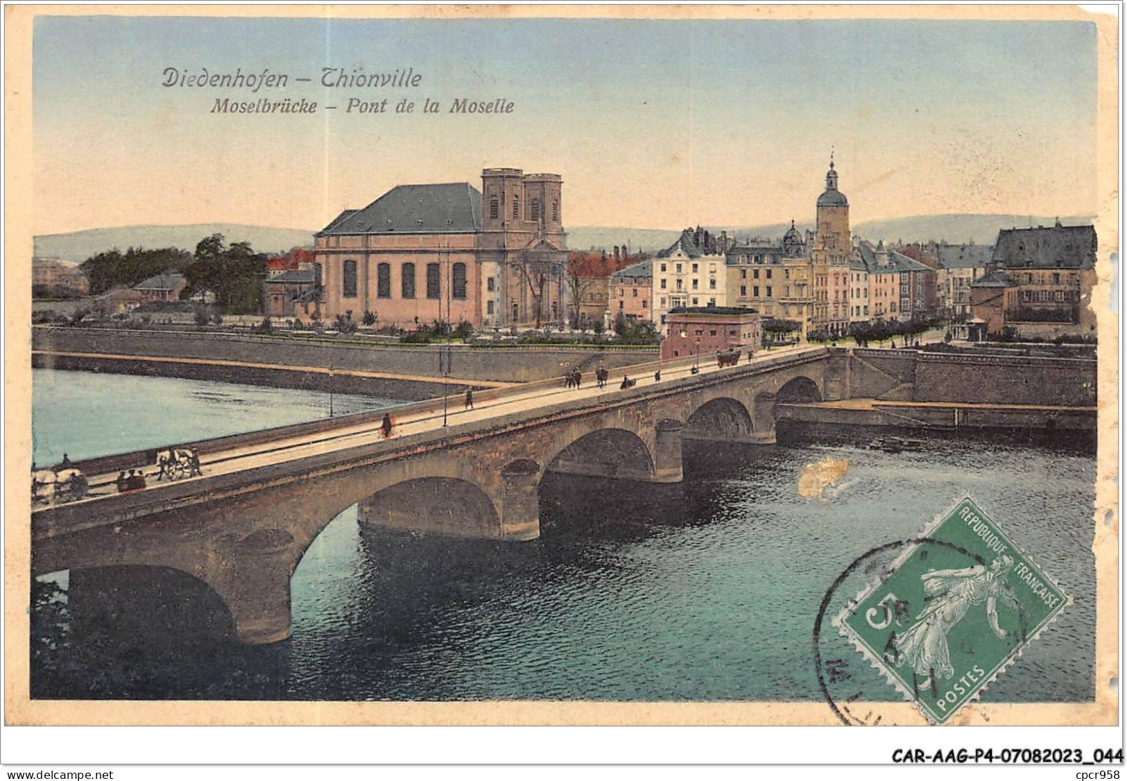 CAR-AAGP4-57-0312 - THIONVILLE - Pont De La Moselle - Carte Vendue En L'etat - Sonstige & Ohne Zuordnung