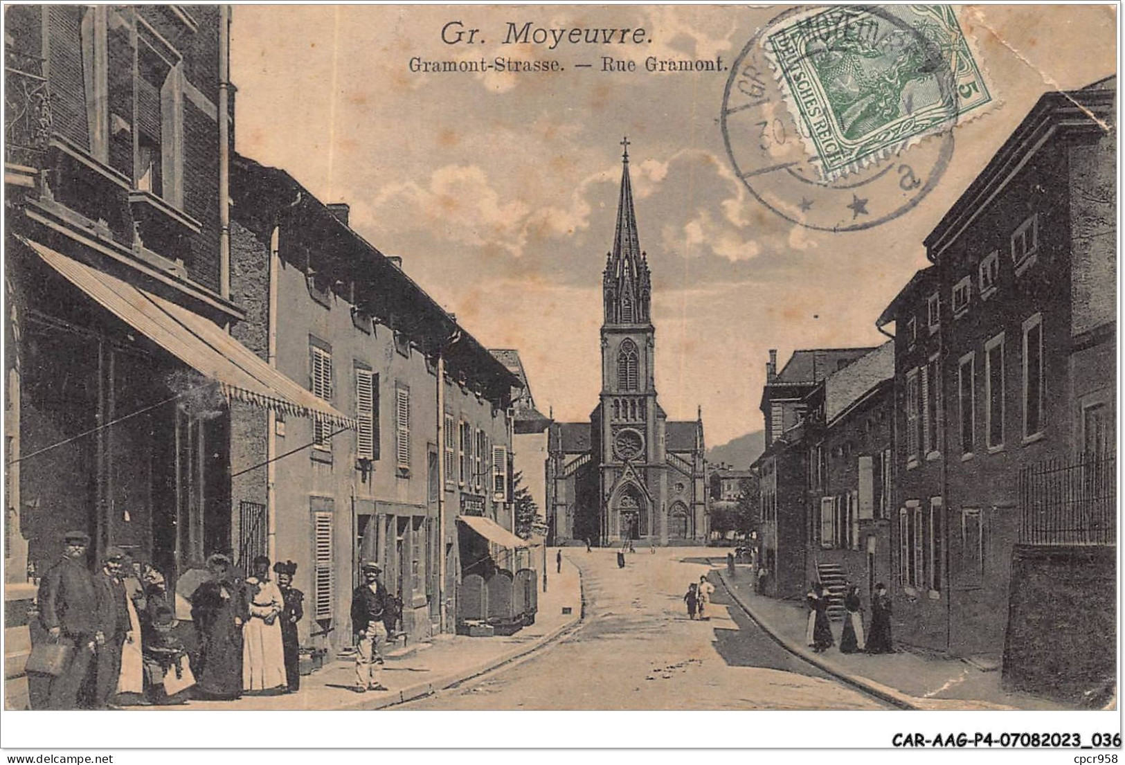 CAR-AAGP4-57-0308 - Gr MOYEUVRE - GRAMONT-STRASSE - Rue Gramont - Other & Unclassified