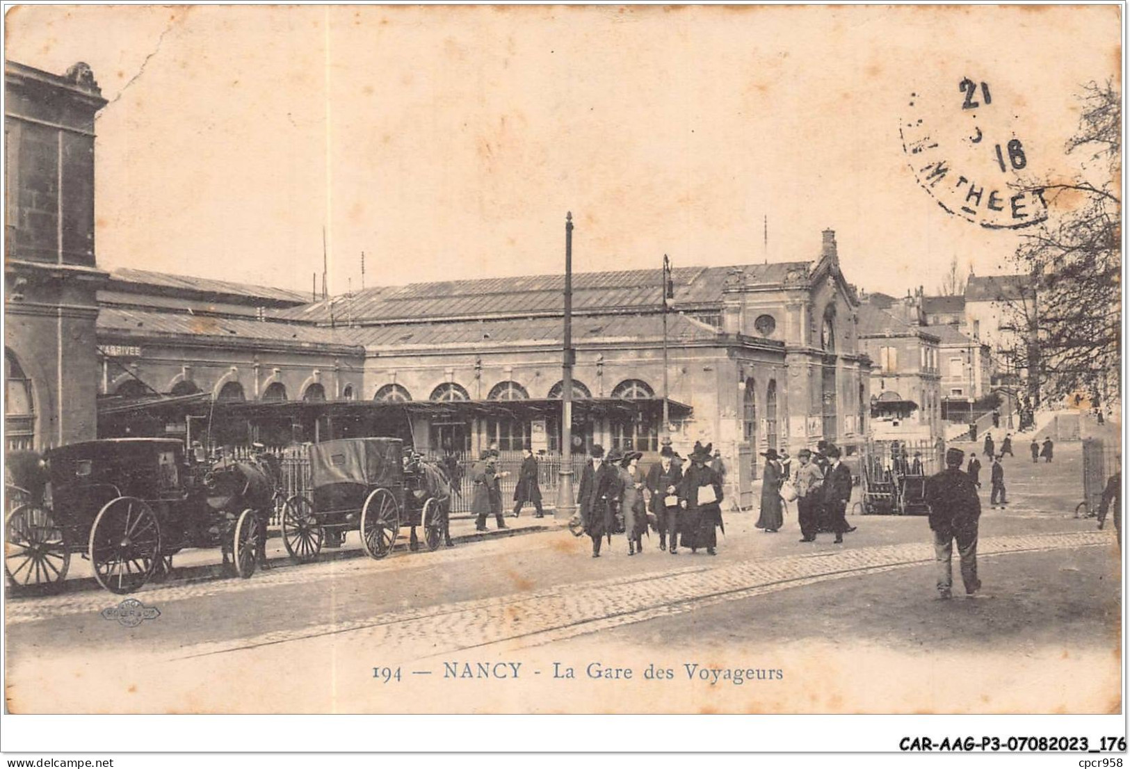 CAR-AAGP3-54-0288 - NANCY - La Gare De Voyageur  - Other & Unclassified
