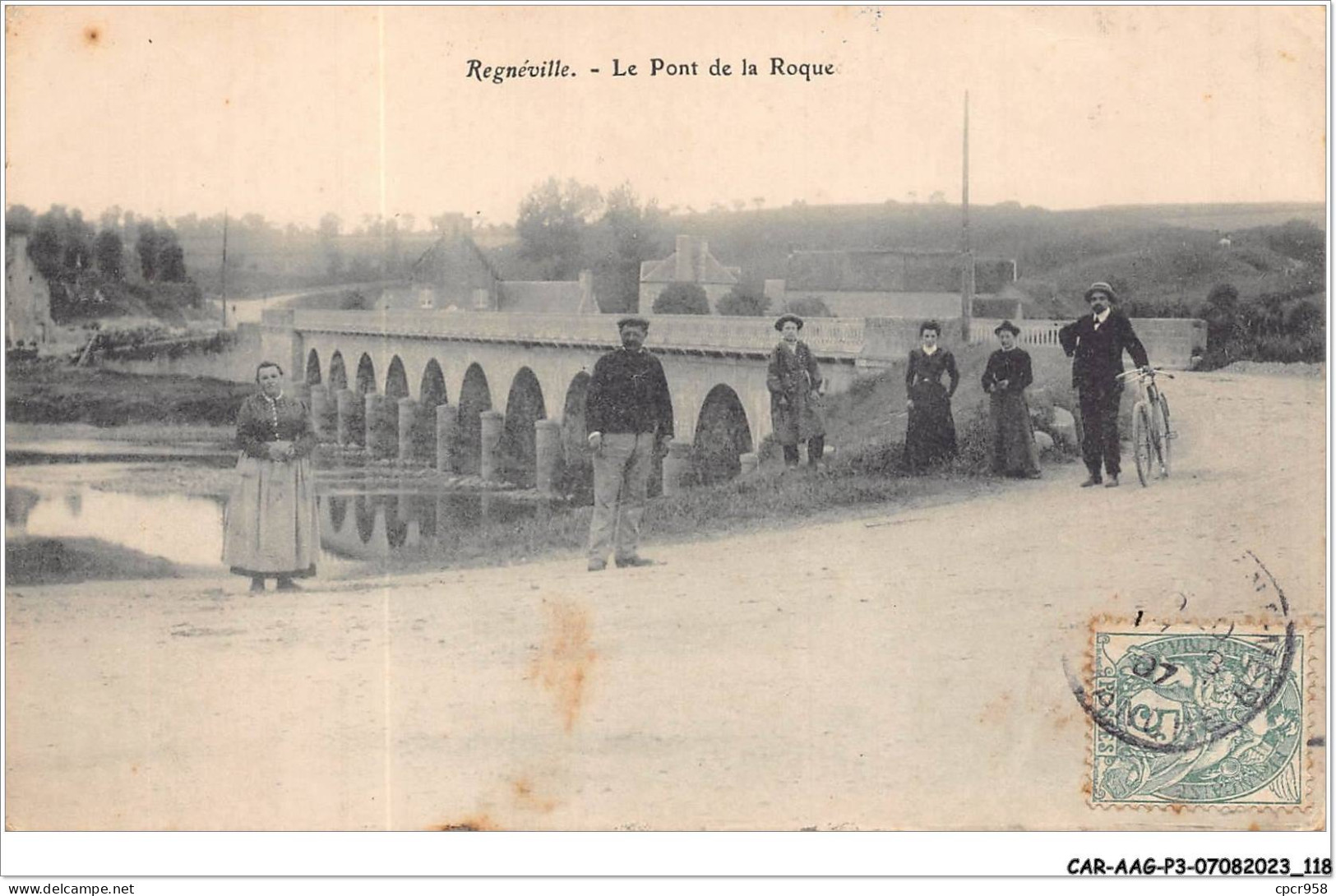 CAR-AAGP3-50-0259 - REGNEVILLE - Le Pont De La Roque  - Other & Unclassified