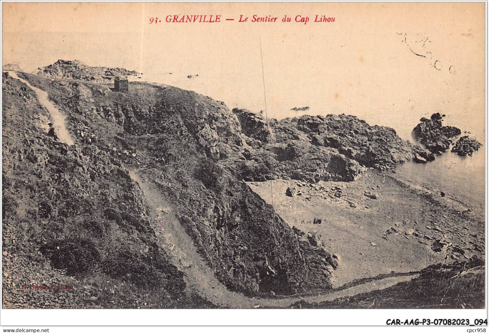 CAR-AAGP3-50-0247 - GRANVILLE - Le Sentier Du Cap Lihou  - Granville