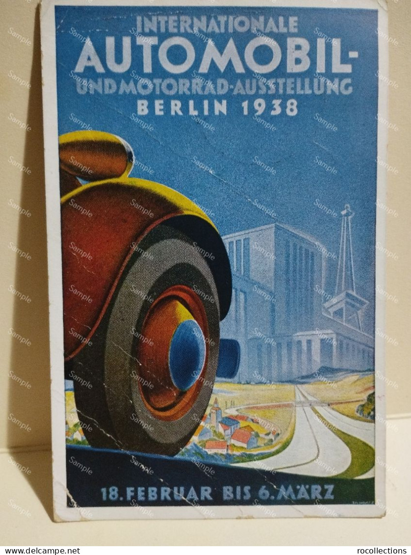 Germany Deutschland WW2 Propaganda Internationale Automobil Und Motorrad Ausstellung Berlin 1938 - Sonstige & Ohne Zuordnung