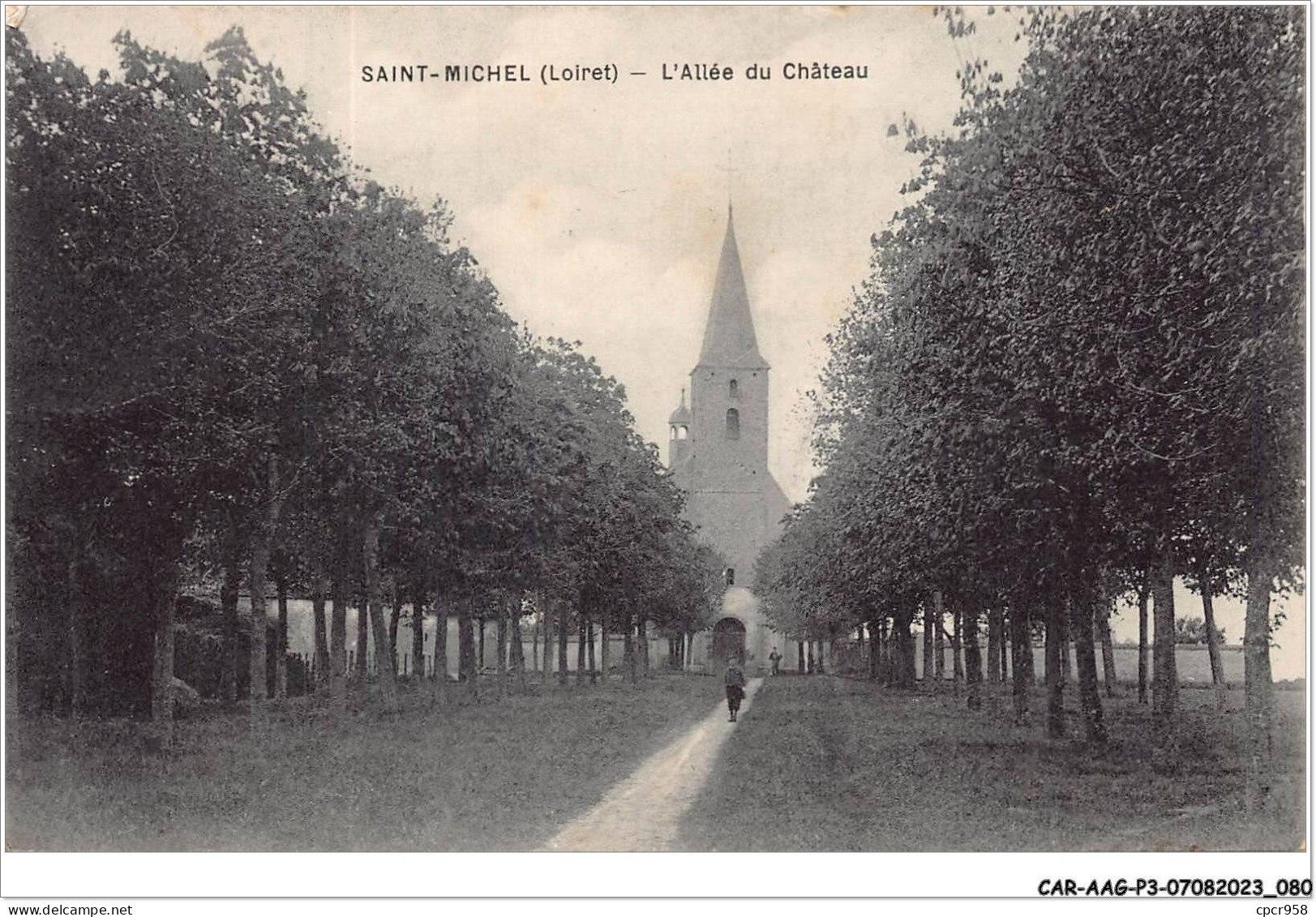 CAR-AAGP3-45-0240 - SAINT-MICHEL - L'Allée Du Chateau  - Andere & Zonder Classificatie