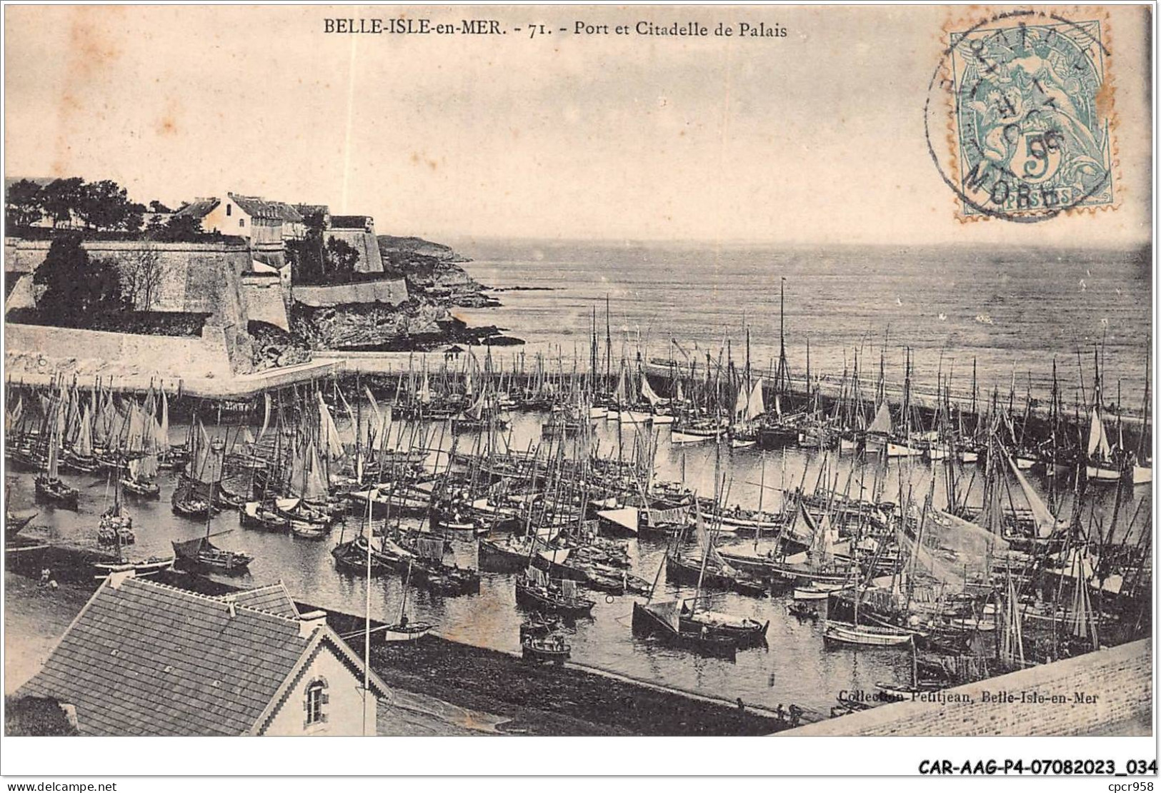 CAR-AAGP4-56-0307 - BELLE-ISLE-EN-MER - Port Et Citadelle De Palais  - Belle Ile En Mer