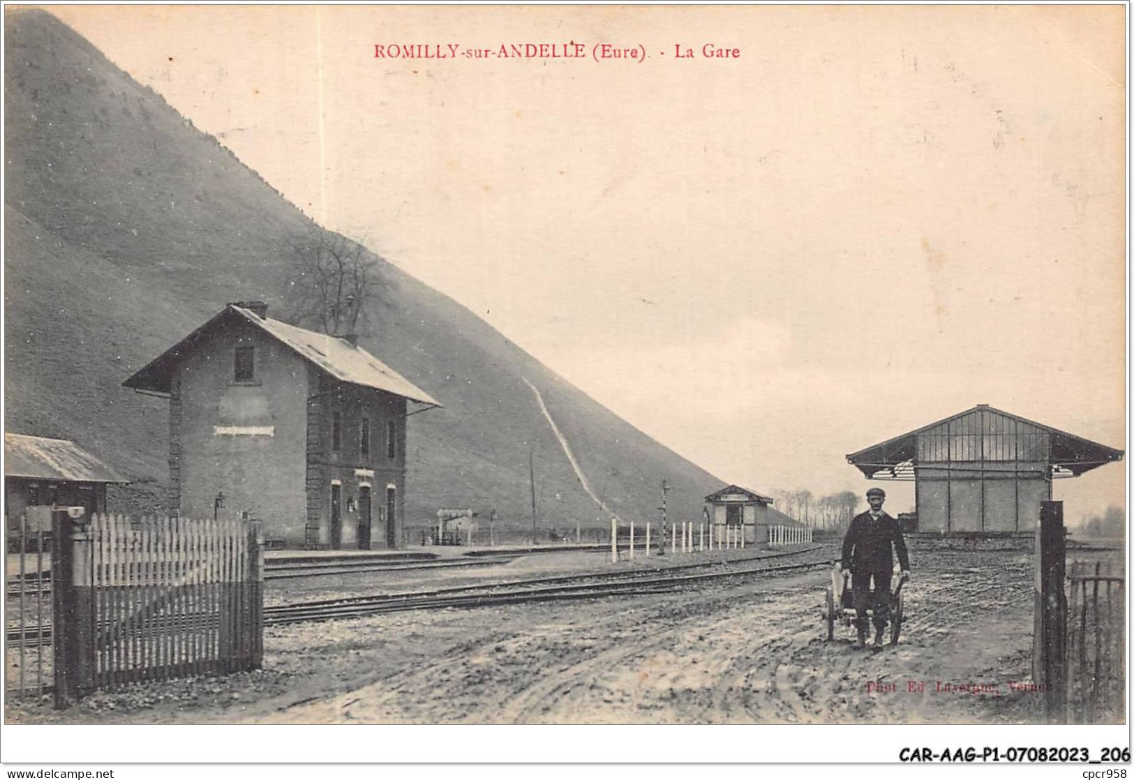 CAR-AAGP1-27-0104 - ROMILLY-SUR-ANDELLE - La Gare  - Other & Unclassified