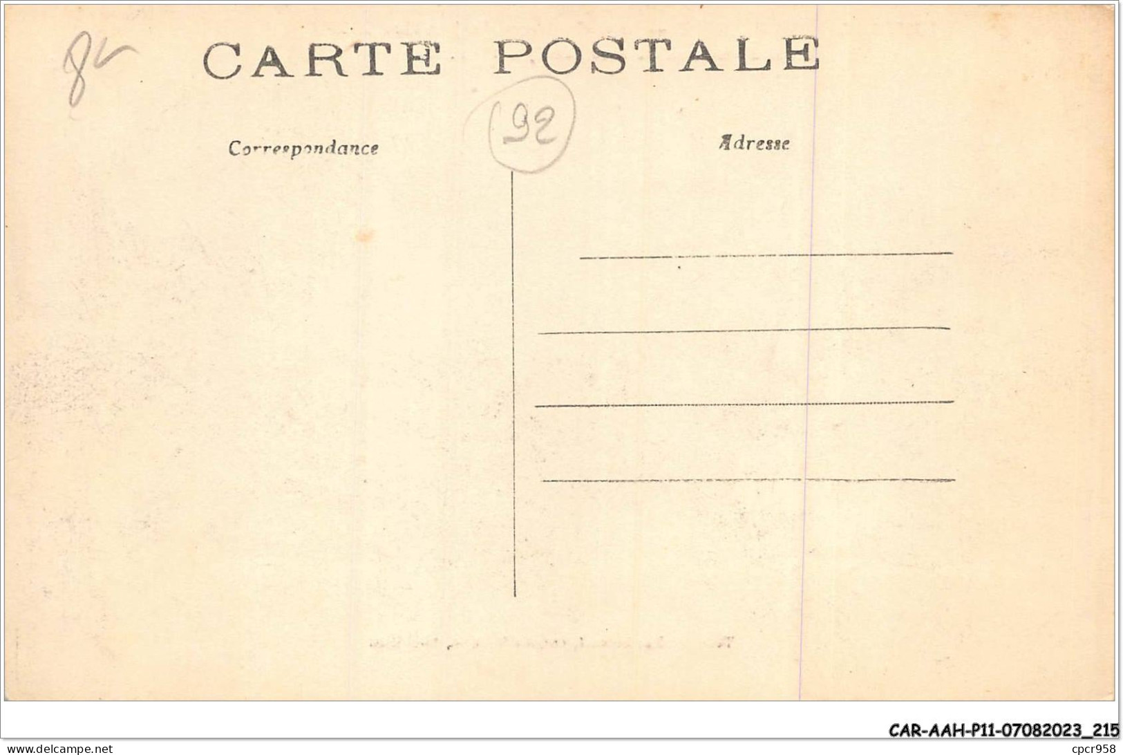 CAR-AAHP11-92-1068 - LEVALLOIS-PERRET - Inondations De Janvier 1910 - Rue Fazillau Et Rue Raspail - Levallois Perret