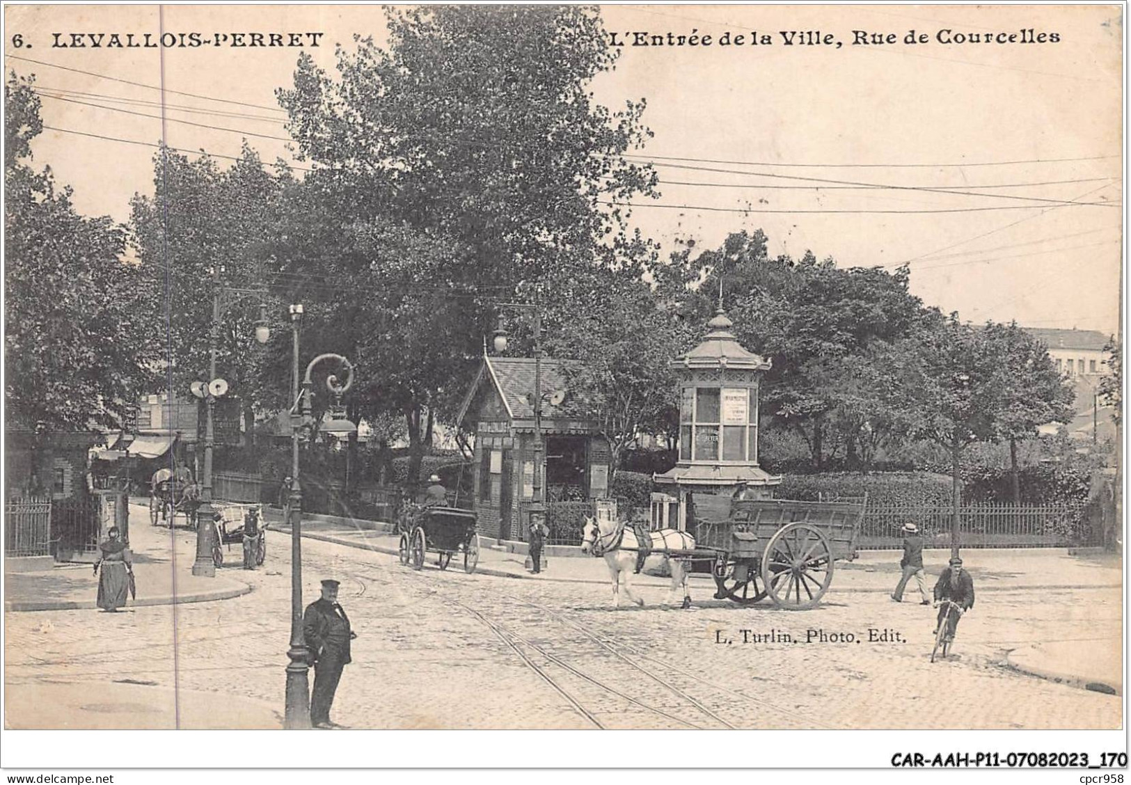 CAR-AAHP11-92-1046 - LEVALLOIS-PERRET - L'entrée De La Ville - Rue De Courcelles - Levallois Perret