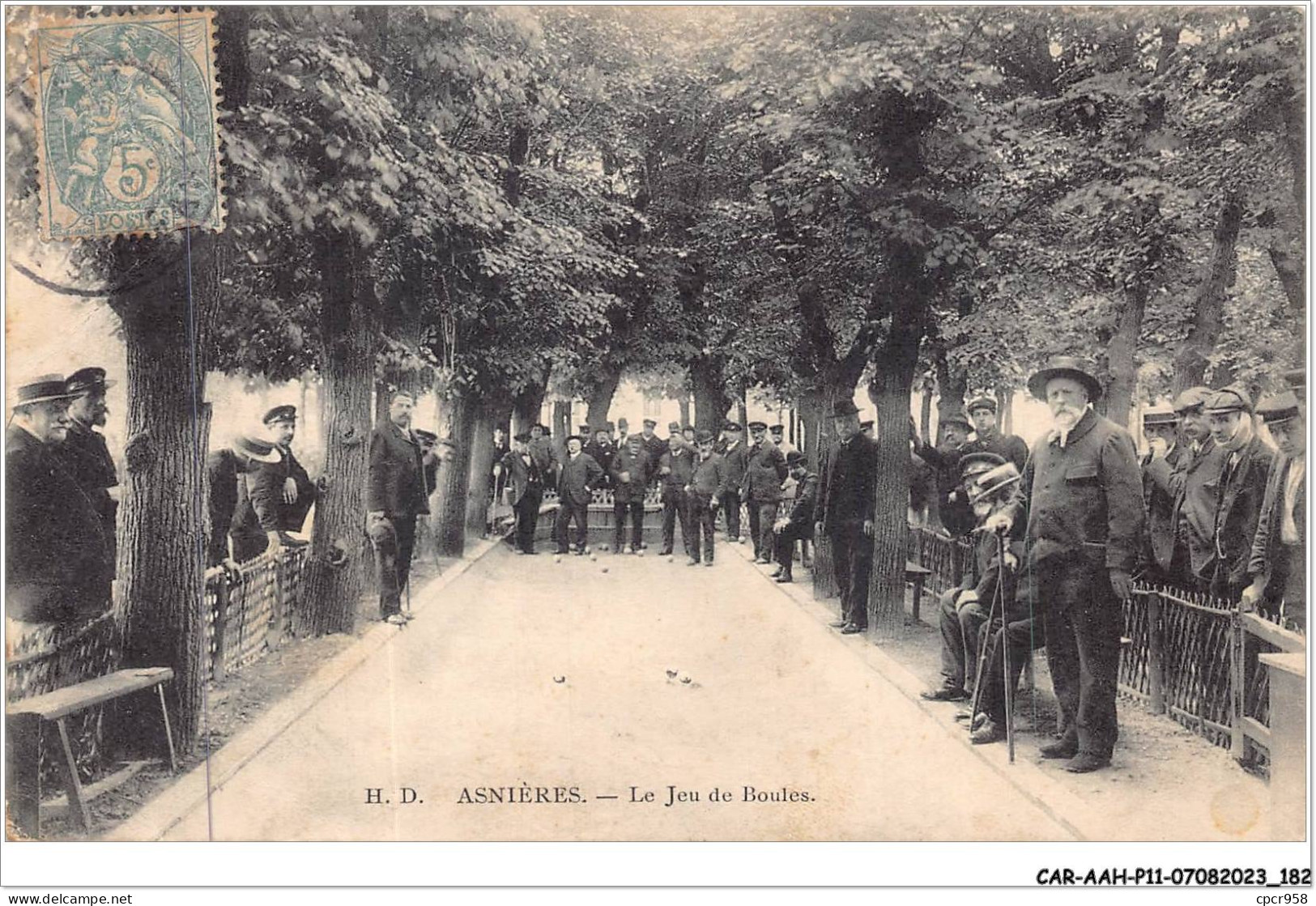 CAR-AAHP11-92-1052 - ASNIERES - Le Jeu De Boules - Asnieres Sur Seine