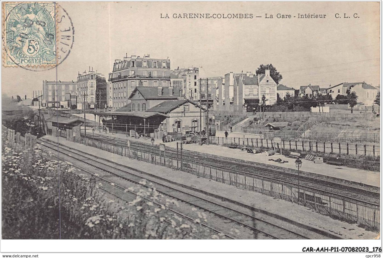 CAR-AAHP11-92-1049 - LA GARENNE - La Gare - Intérieur - Train - La Garenne Colombes
