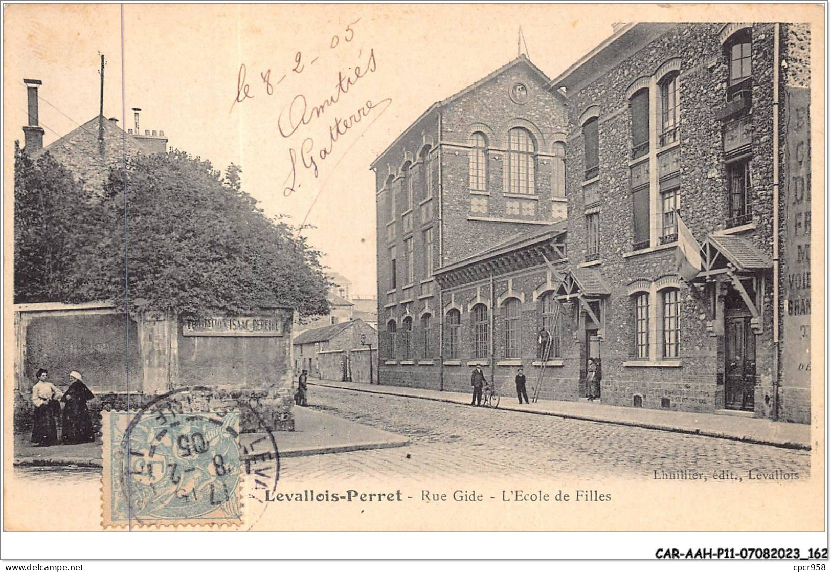 CAR-AAHP11-92-1042 - LEVALLOIS-PERRET - Rue Gide - L'école Des Filles - Levallois Perret