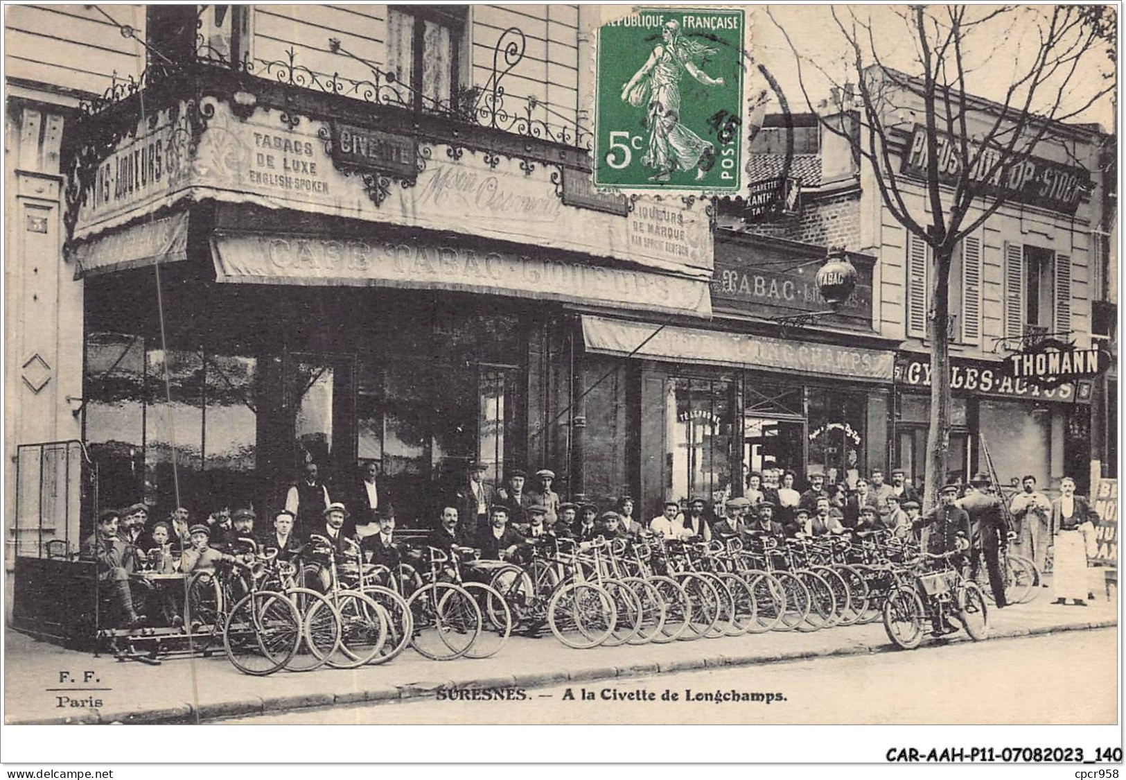 CAR-AAHP11-92-1031 - SURESNES - à La Civette De Longchamps - Motos, Velos - Suresnes