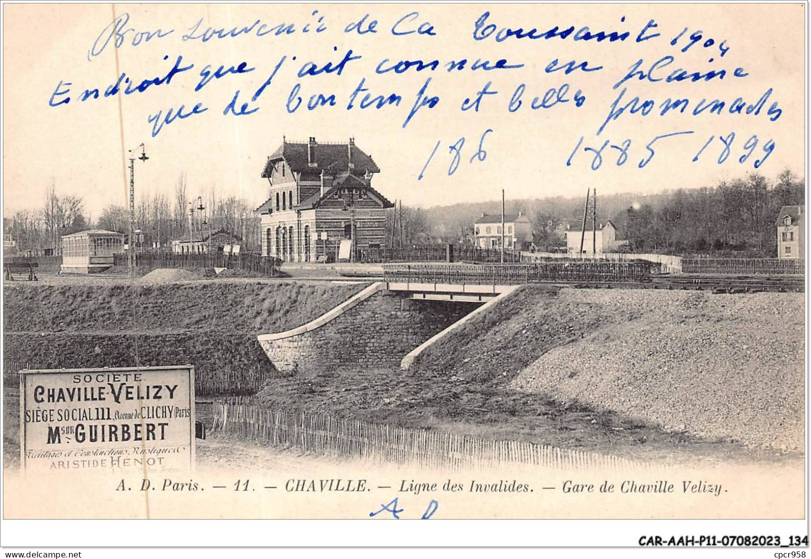 CAR-AAHP11-92-1028 - CHAVILLE - Ligne Des Invalides - Gare De Chaville Velizy - Chaville