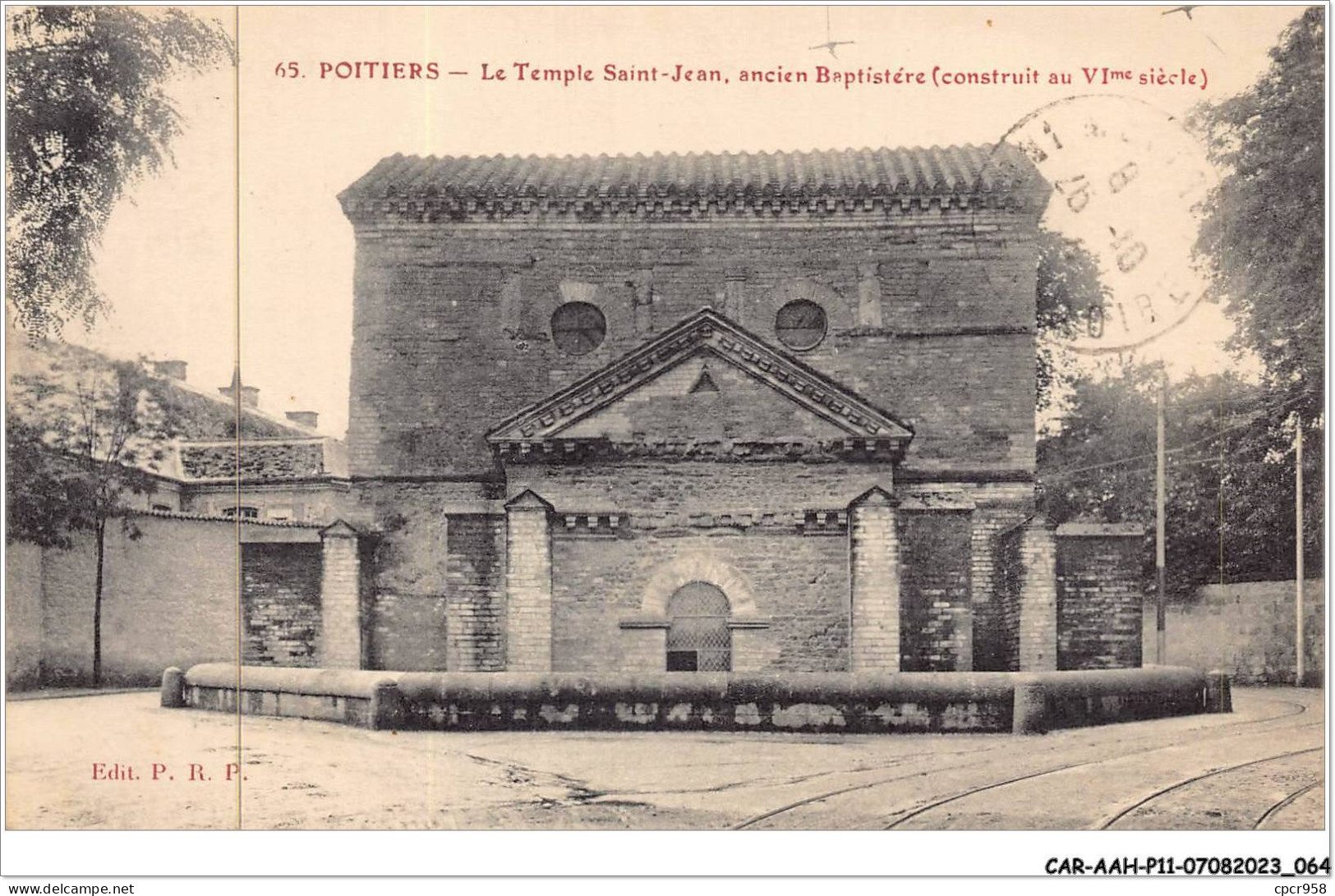 CAR-AAHP11-86-0993 - POITIERS - Le Temps Saint-jean - Ancien Baptistère - Poitiers