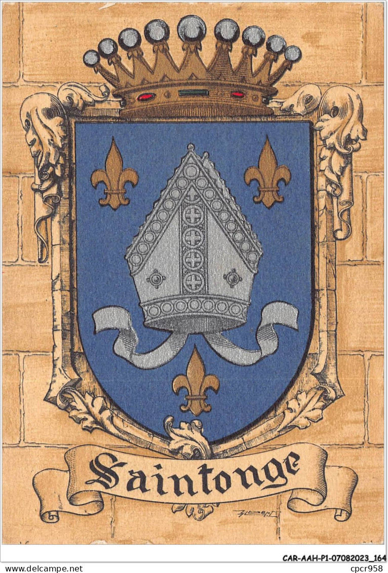 CAR-AAHP1-16-0083 - SAINTONGE - Blason - Other & Unclassified