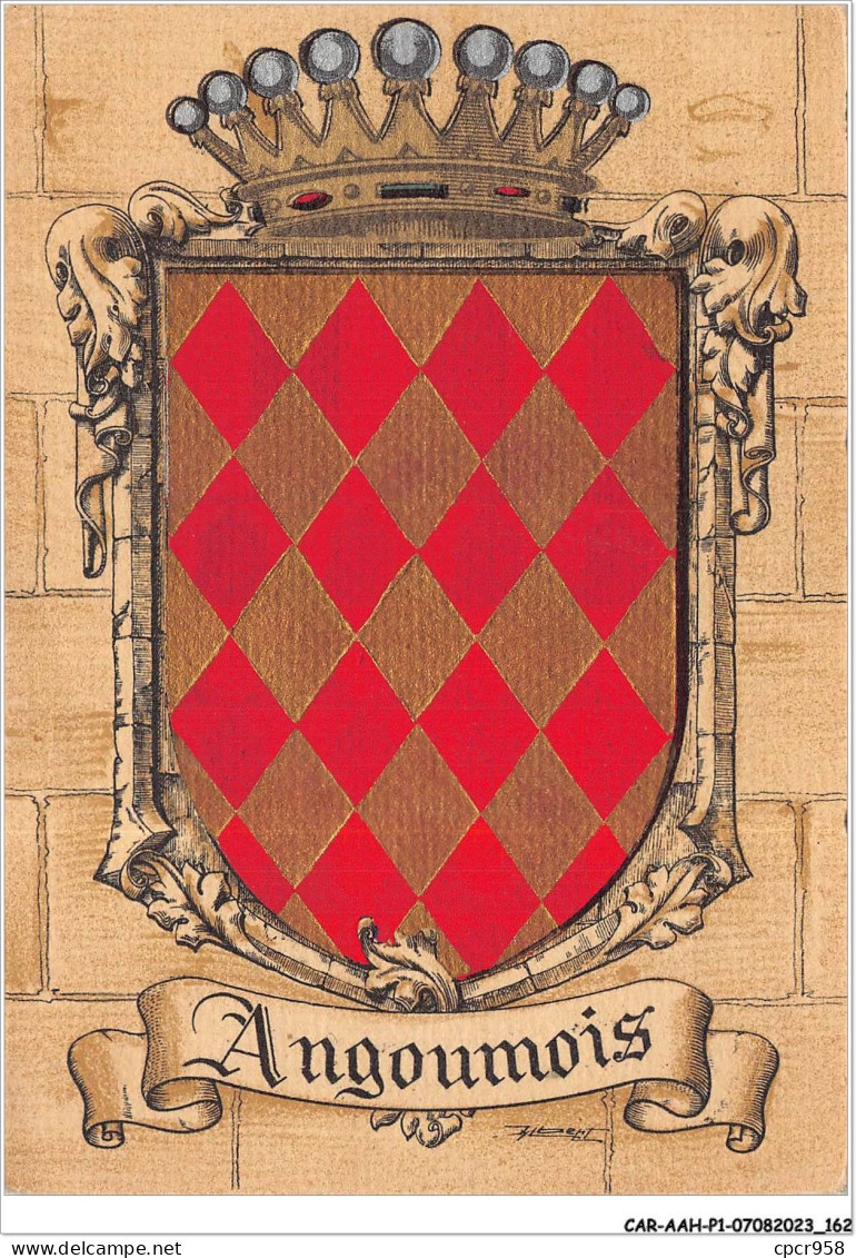 CAR-AAHP1-16-0082 - ANGOULEME - Angoumois - Blason - Angouleme