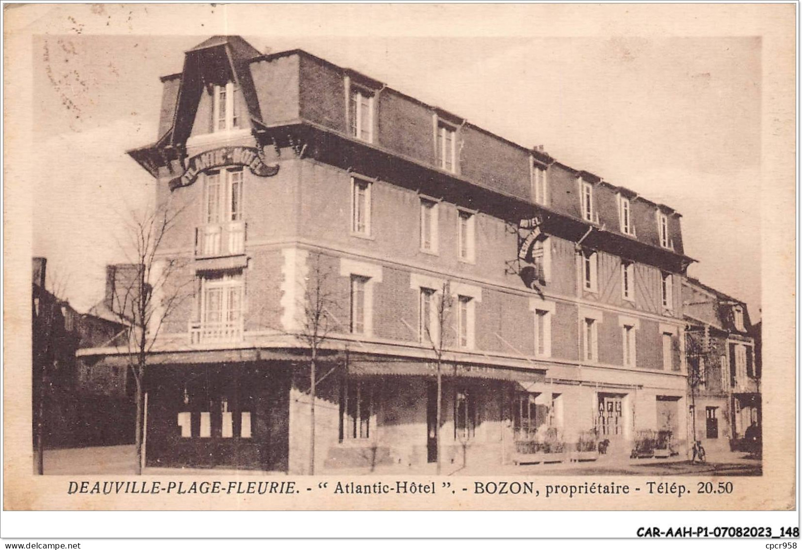 CAR-AAHP1-14-0075 - DEAUVILLE-PLAGE-FLEURIE - Atlantic Hôtel - Deauville