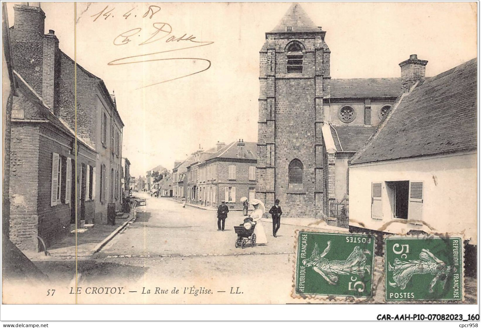 CAR-AAHP10-78-0946 - LE CROTOY - La Rue De L'église - Le Crotoy