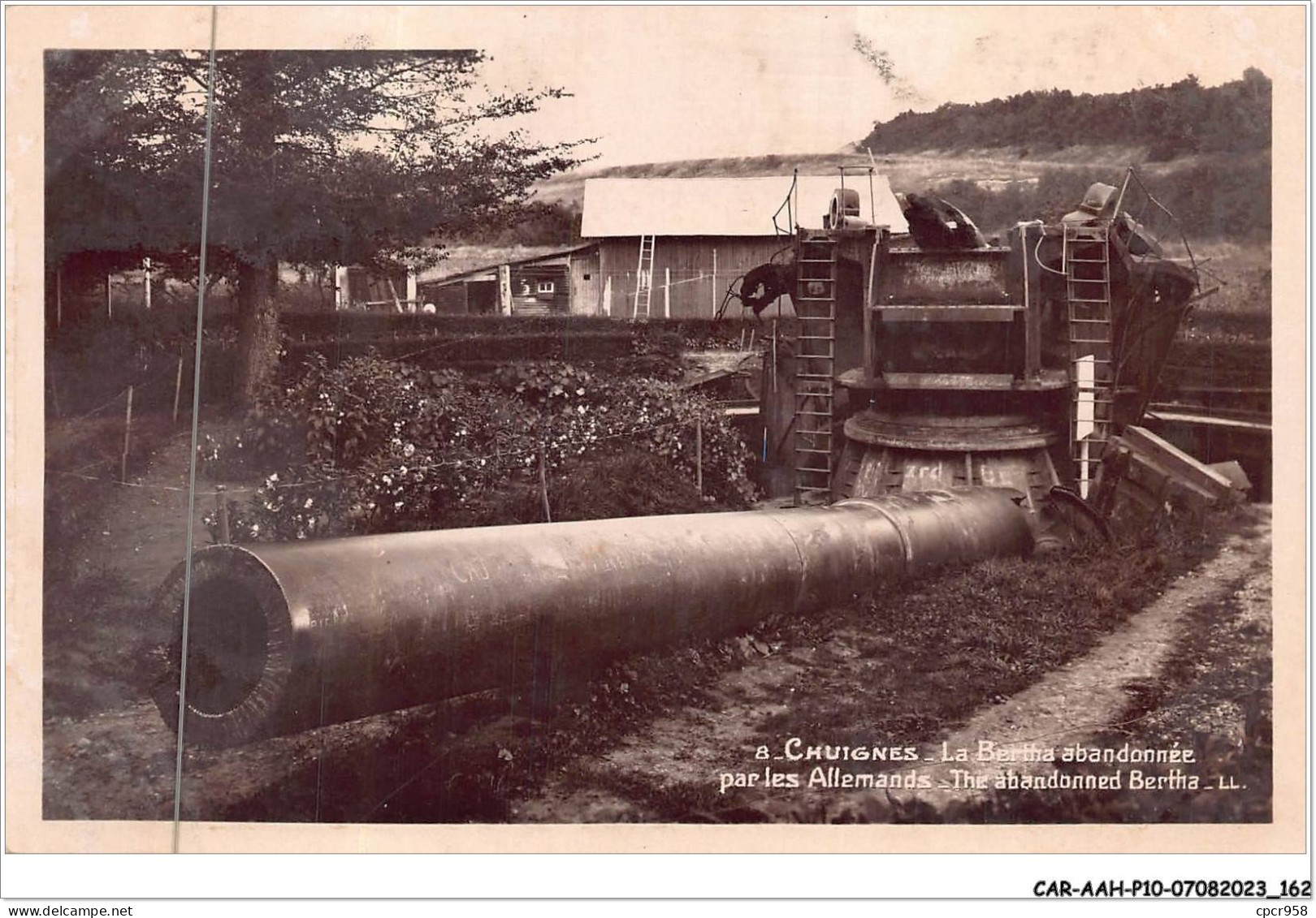 CAR-AAHP10-80-0947 - CHUIGNES - La Bertha Abandonnée Par Les Allemands - Autres & Non Classés