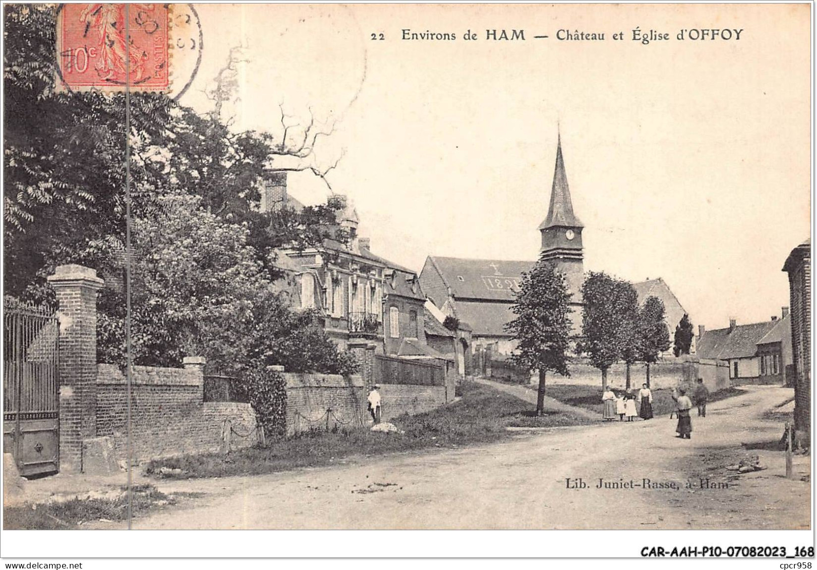 CAR-AAHP10-80-0950 - Environs De HAM - Château Et église D'offoy - Ham