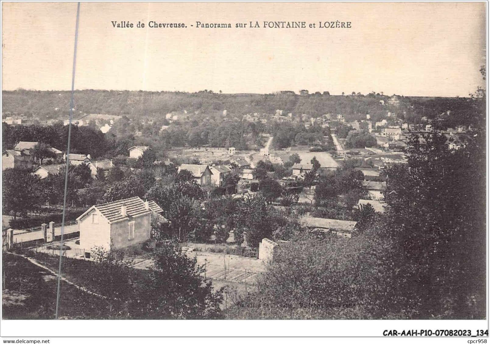 CAR-AAHP10-78-0933 - LA VALLEE DE CHEVREUSE - Panorama Sur La Fontaine Et Lozère - Chevreuse