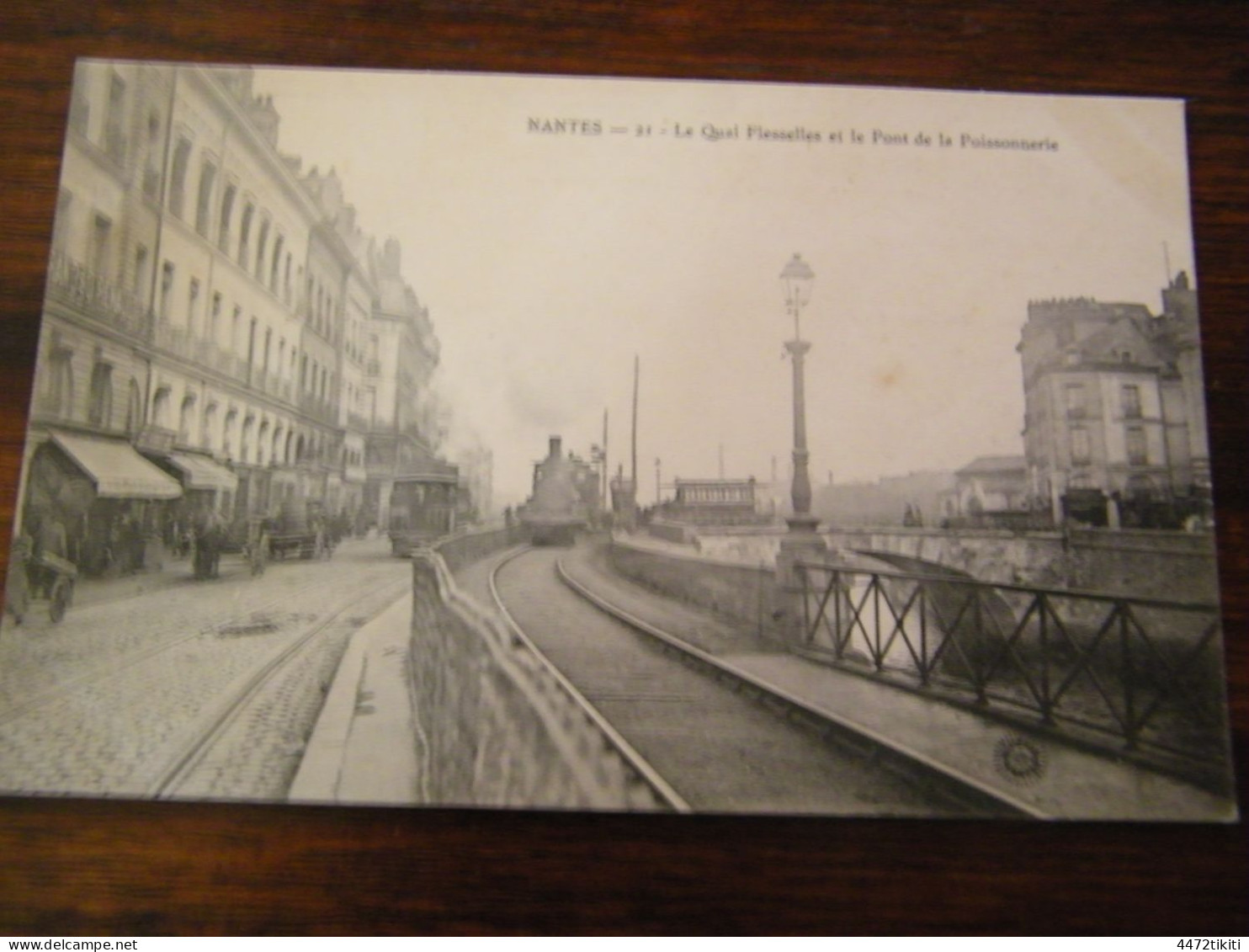 CPA - Nantes (44) - Le Quai Flesselles & Pont De La Poissonnerie - Train Locomotive - 1910 - SUP (HV 35) - Nantes