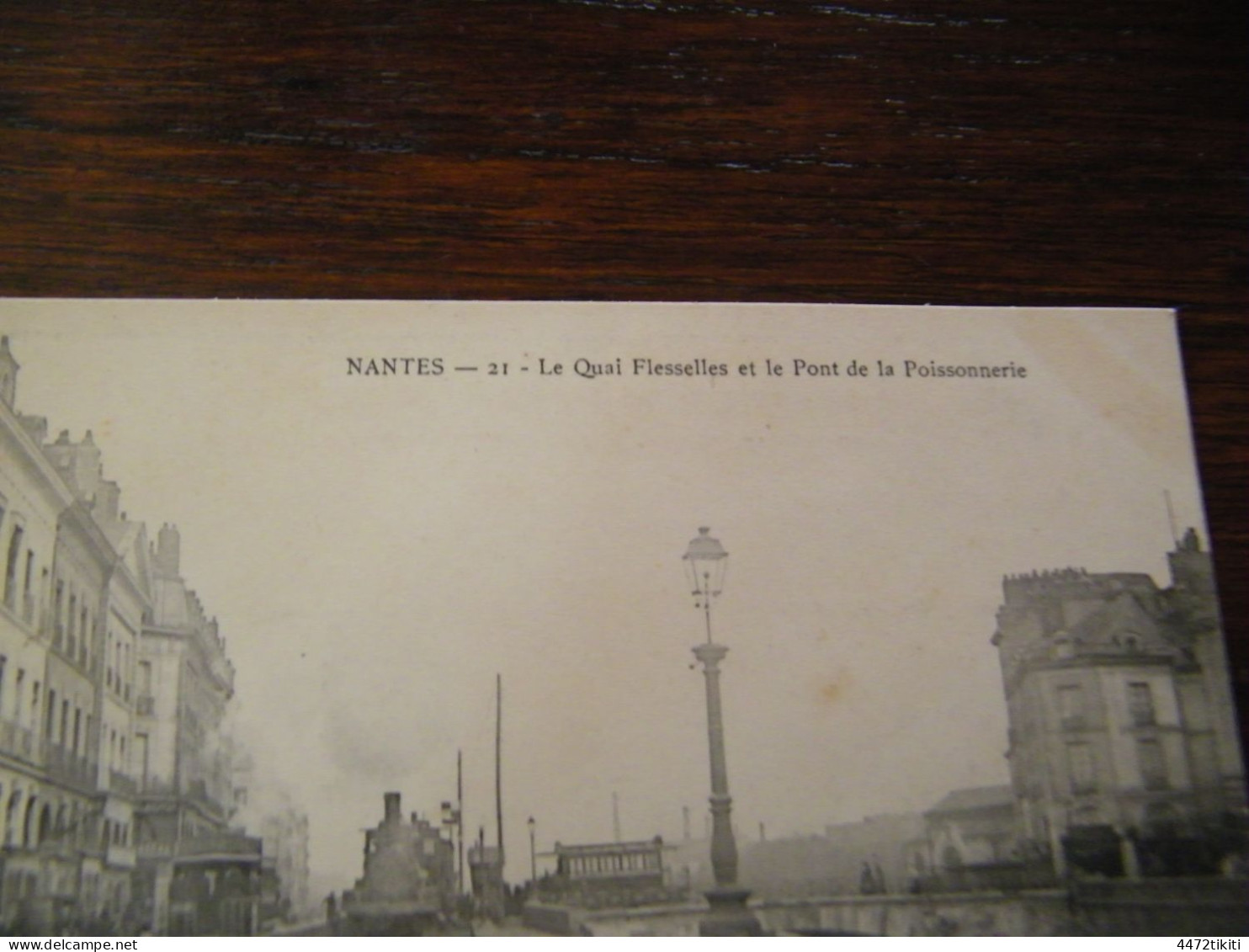 CPA - Nantes (44) - Le Quai Flesselles & Pont De La Poissonnerie - Train Locomotive - 1910 - SUP (HV 35) - Nantes