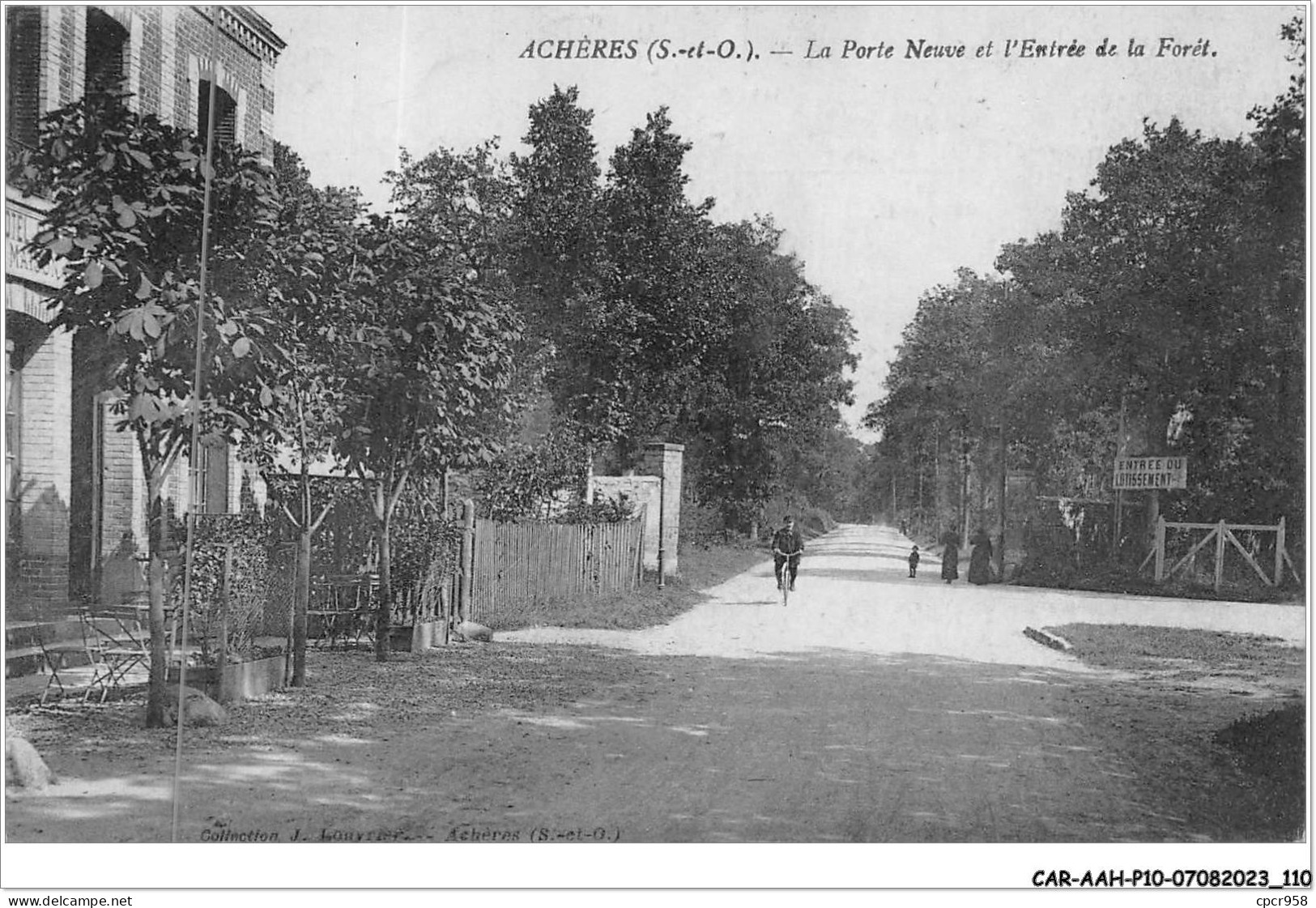 CAR-AAHP10-78-0921 - ACHERES - La Porte Neuve Et L'entrée De La Forêt - Acheres