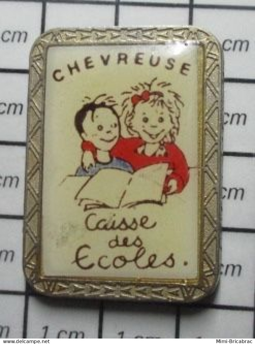 3617 Pin's Pins / Beau Et Rare / ADMINISTRATIONS / CAISSE DES ECOLES CHEVREUSE - Administración