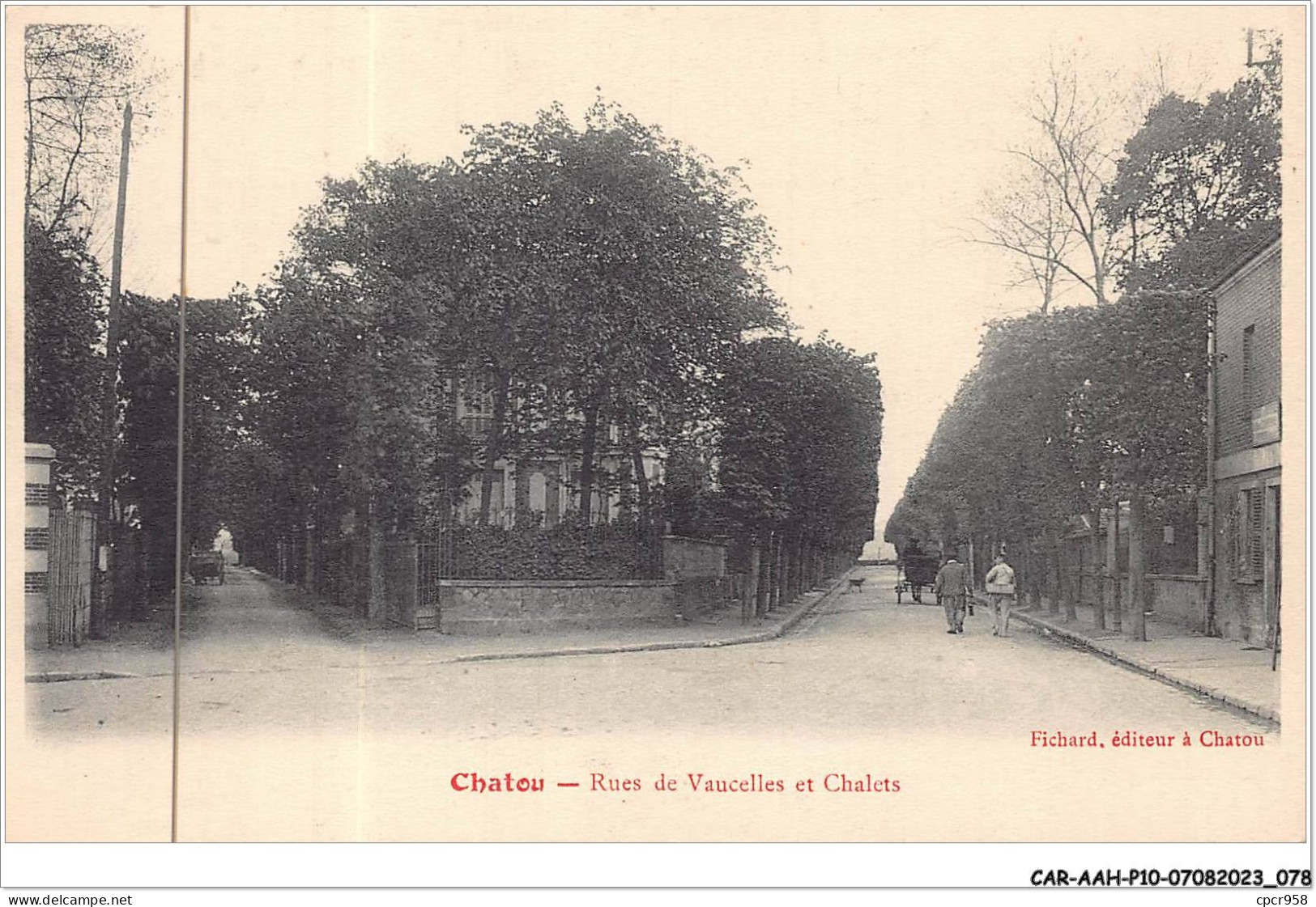 CAR-AAHP10-78-0905 - CHATOU - Rues De Vaucelles Et Chalets - Chatou