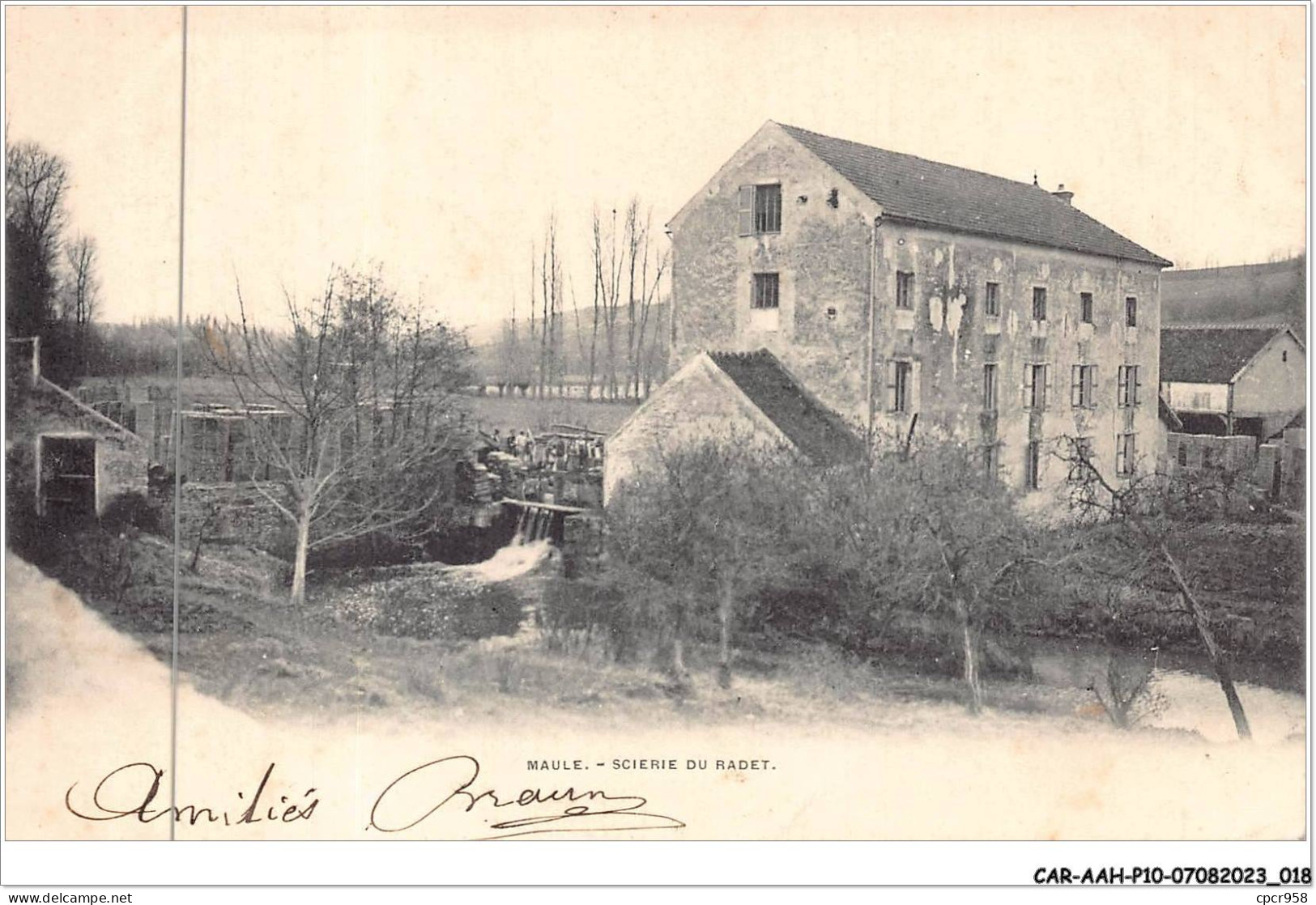 CAR-AAHP10-78-0875 - MAULE - Scierie Du Radet - Maule