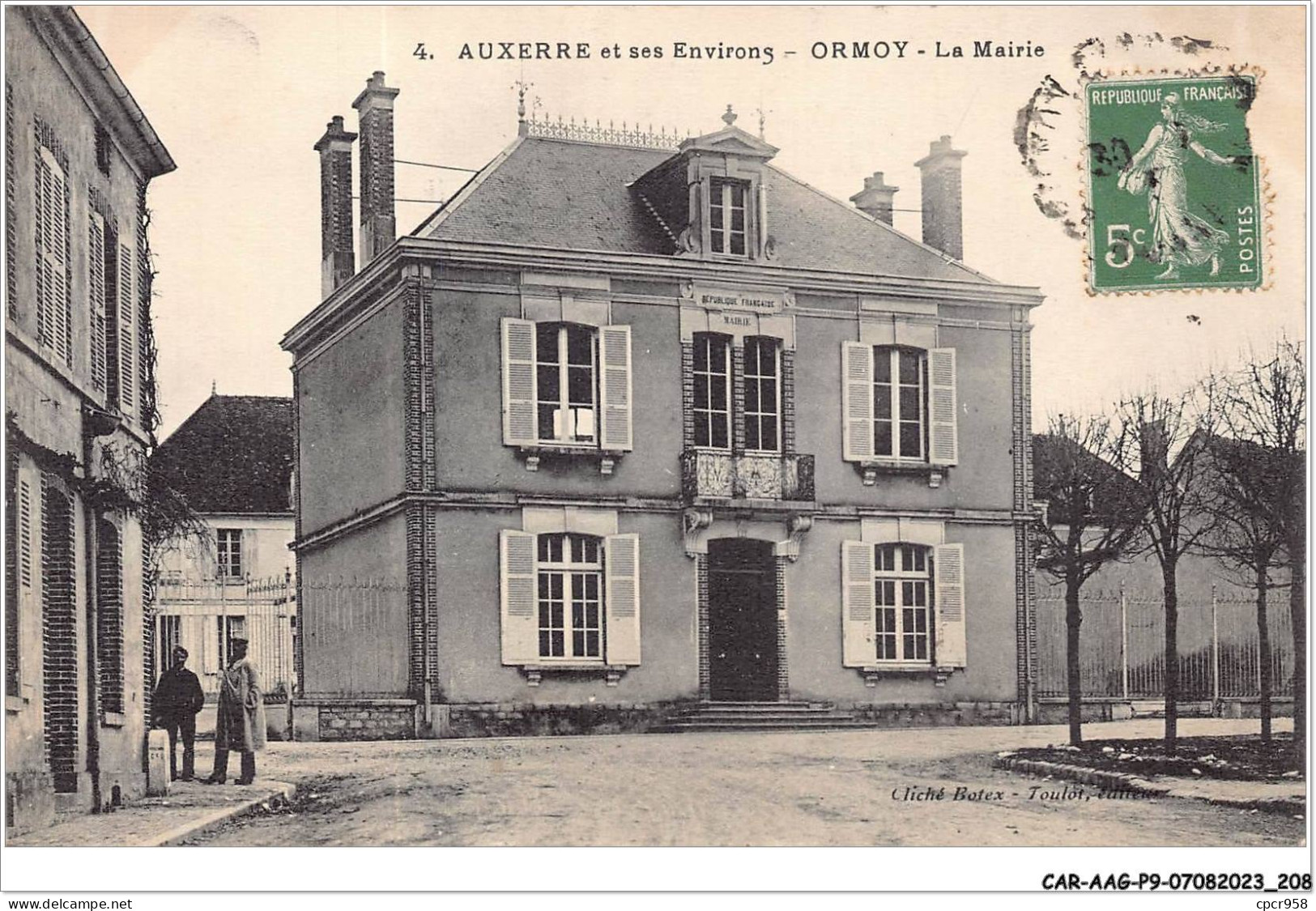 CAR-AAGP9-89-0886 - AUXERRE Et Ses Environs - ORMOY - La Mairie  - Auxerre