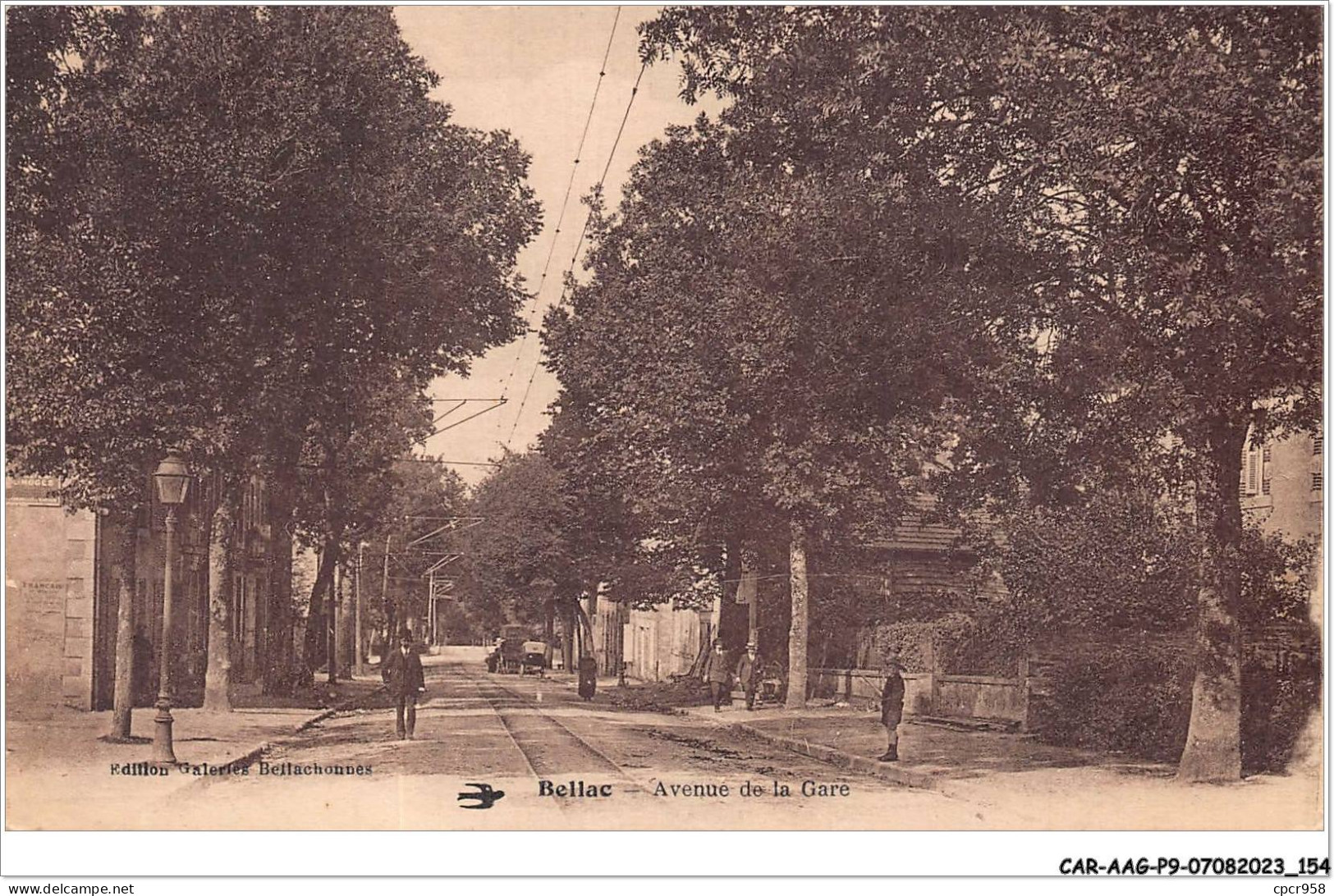 CAR-AAGP9-87-0859 - BELLAC - Avenue De La Gare  - Bellac