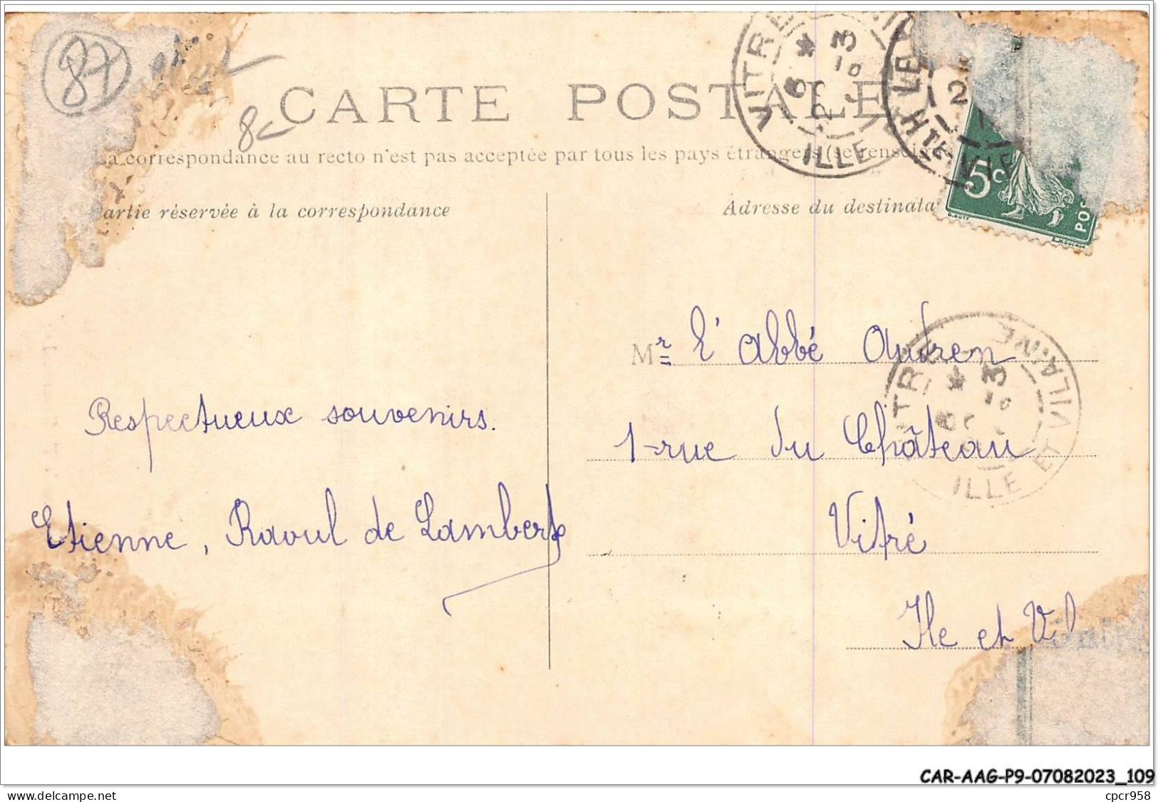 CAR-AAGP9-87-0836 - LE DORAT - La Porte Bergère - Carte Vendue En L'etat - Le Dorat