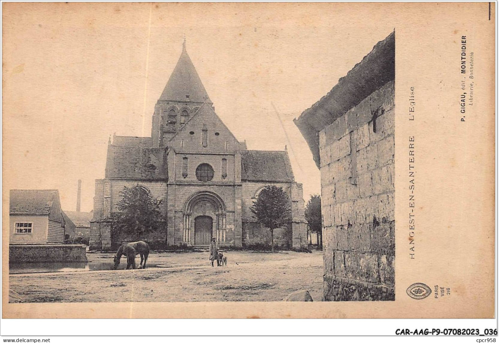 CAR-AAGP9-80-0800 - HANGEST-EN-SANTERRE - L'Eglise - Sonstige & Ohne Zuordnung