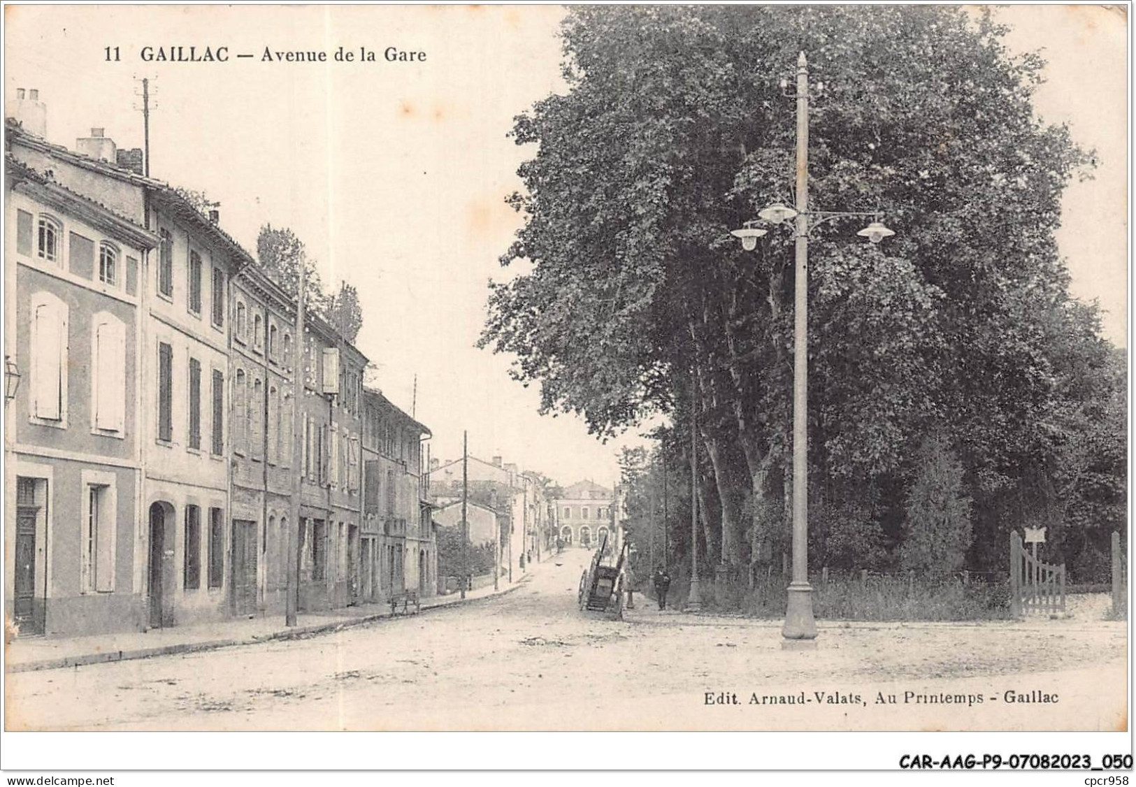 CAR-AAGP9-81-0807 - GAILLAC - Avenue De La Gare  - Gaillac