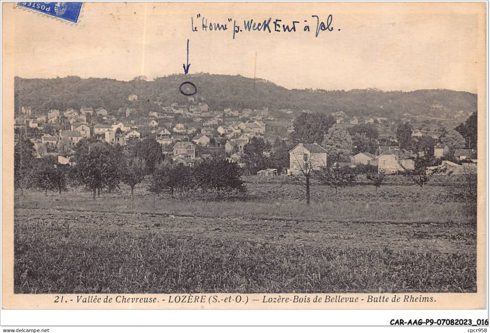 CAR-AAGP9-78-0790 - VALLEE DE CHEVREUSE - LOZERE - Bois De Bellevue - Butte De Rheims - Autres & Non Classés