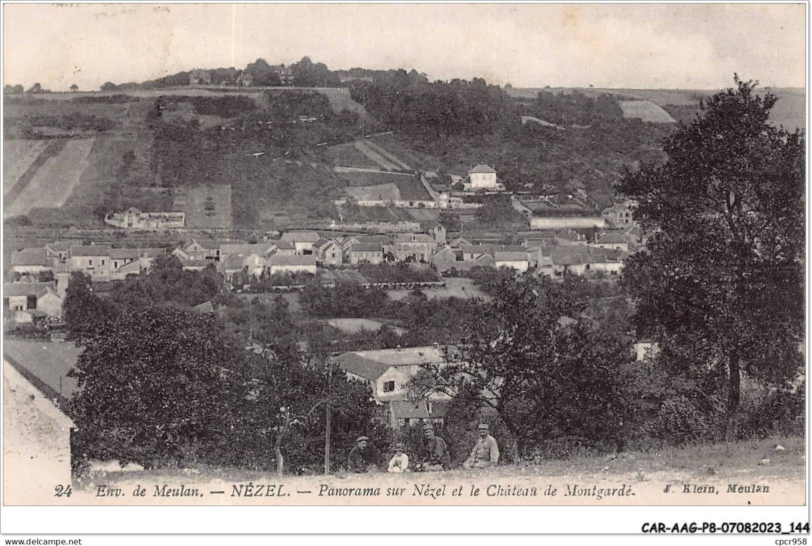 CAR-AAGP8-78-0749 - Environs De MEULAN - NEZEL - Panorama Sur Nezel Et Le Chateau De Montgarde - Meulan