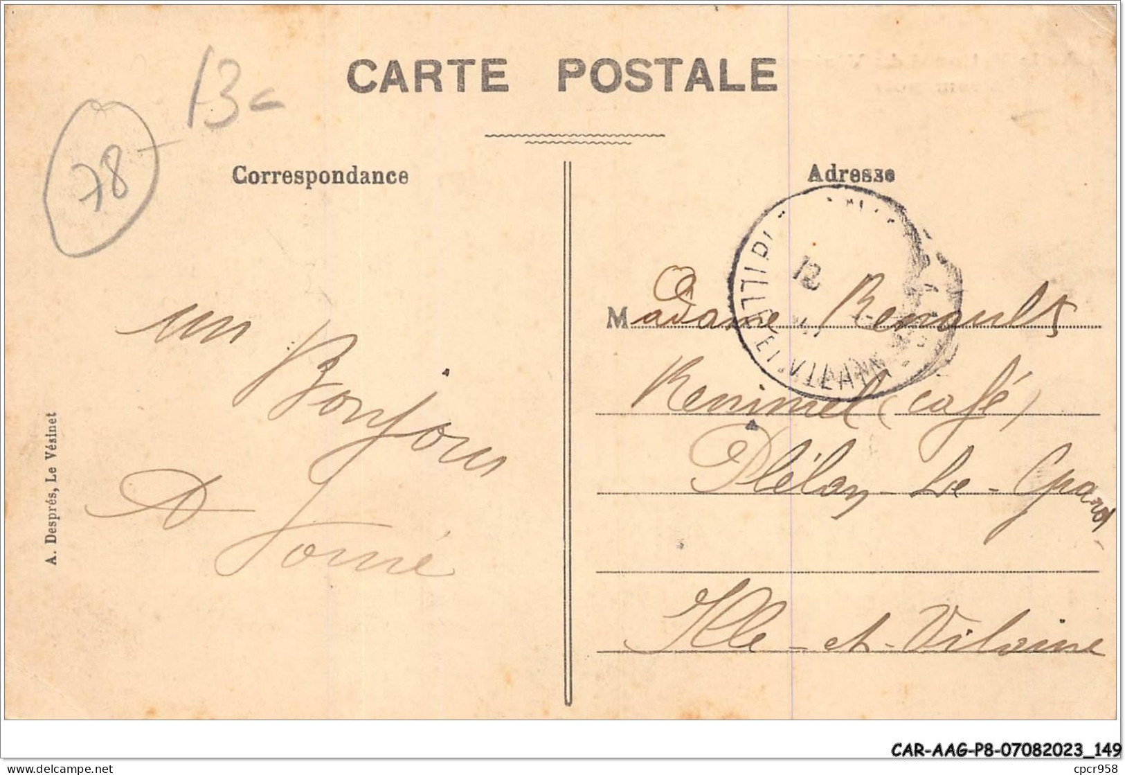 CAR-AAGP8-78-0751 - LE VESINET - Asile Nationale - Promenoir - Autres & Non Classés