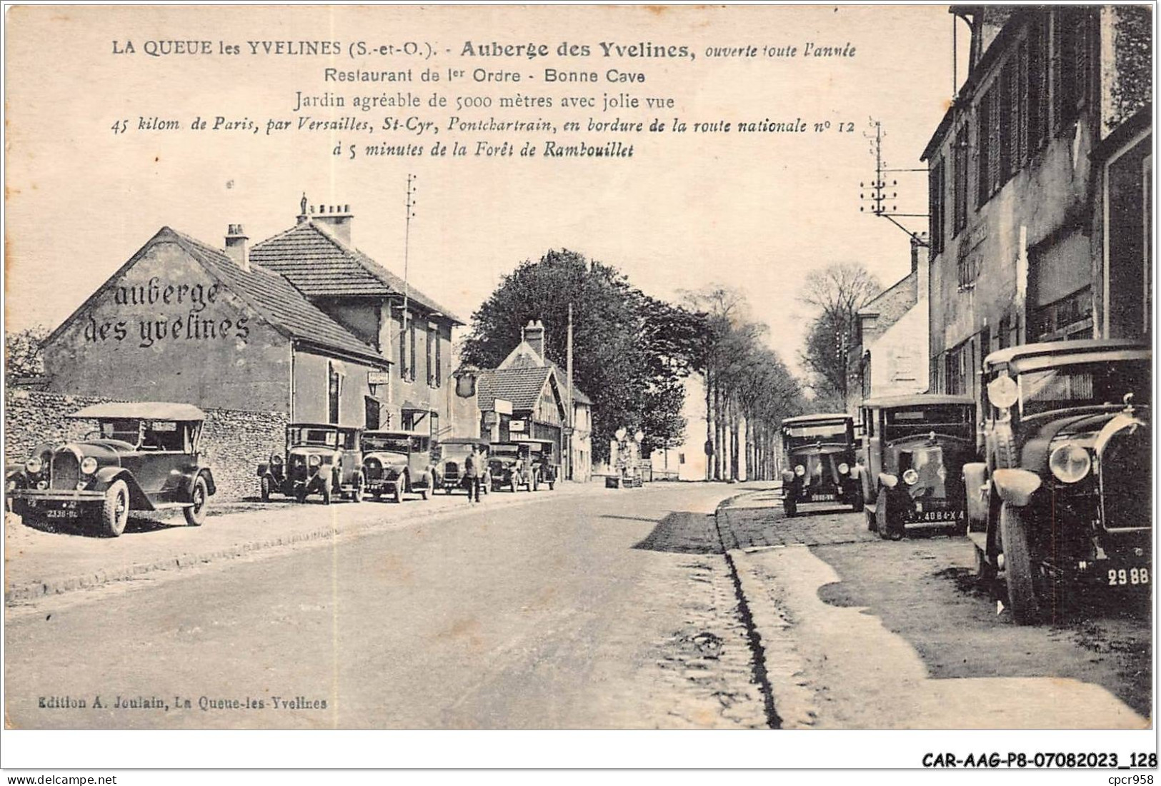 CAR-AAGP8-78-0741 - LA QUEUE LES YVELINES - Auberge Des Yvelines - Other & Unclassified