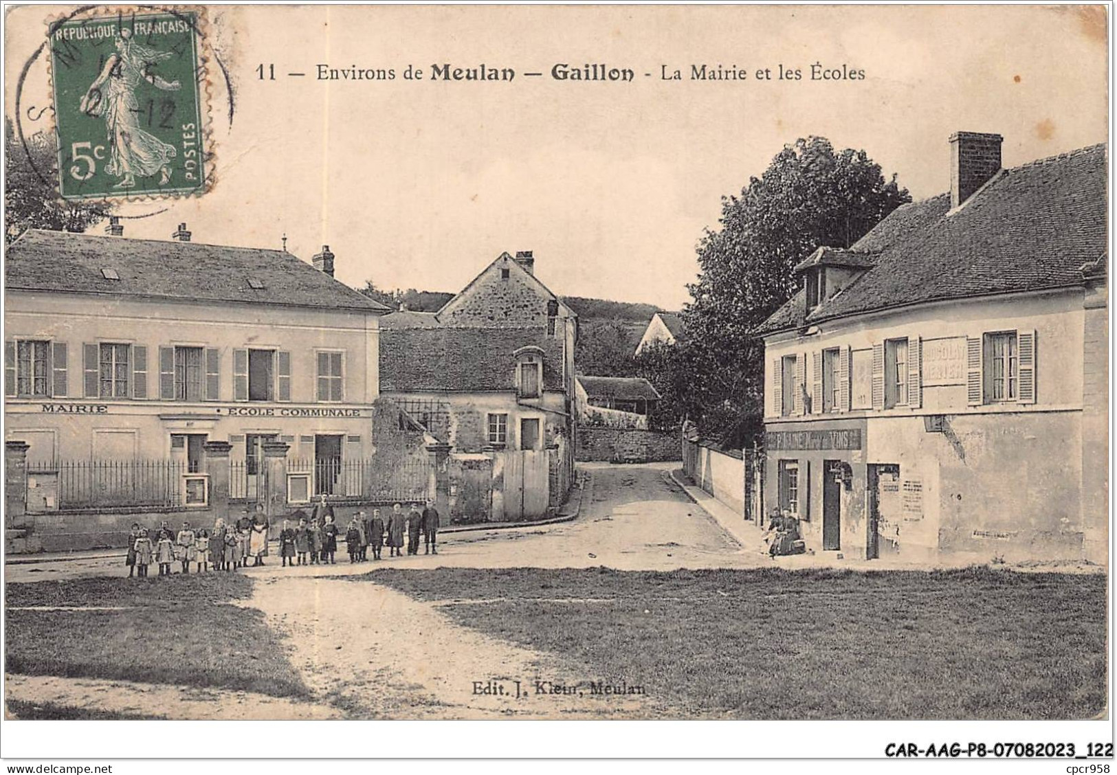 CAR-AAGP8-78-0738 - Environs De MEULAN - GAILLON - La Mairie Et Les Ecoles  - Meulan