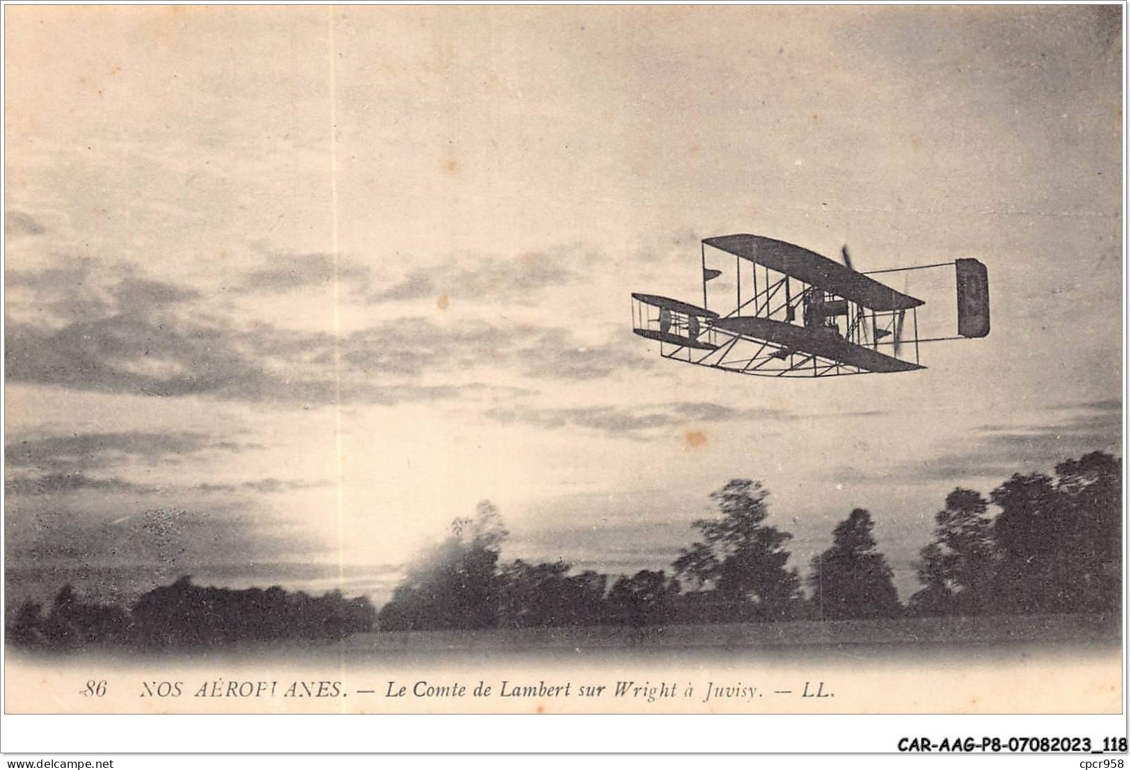 CAR-AAGP8-78-0736 - NOS AEROPLANES - Le Compte De Lambert Sur Wright  - Andere & Zonder Classificatie