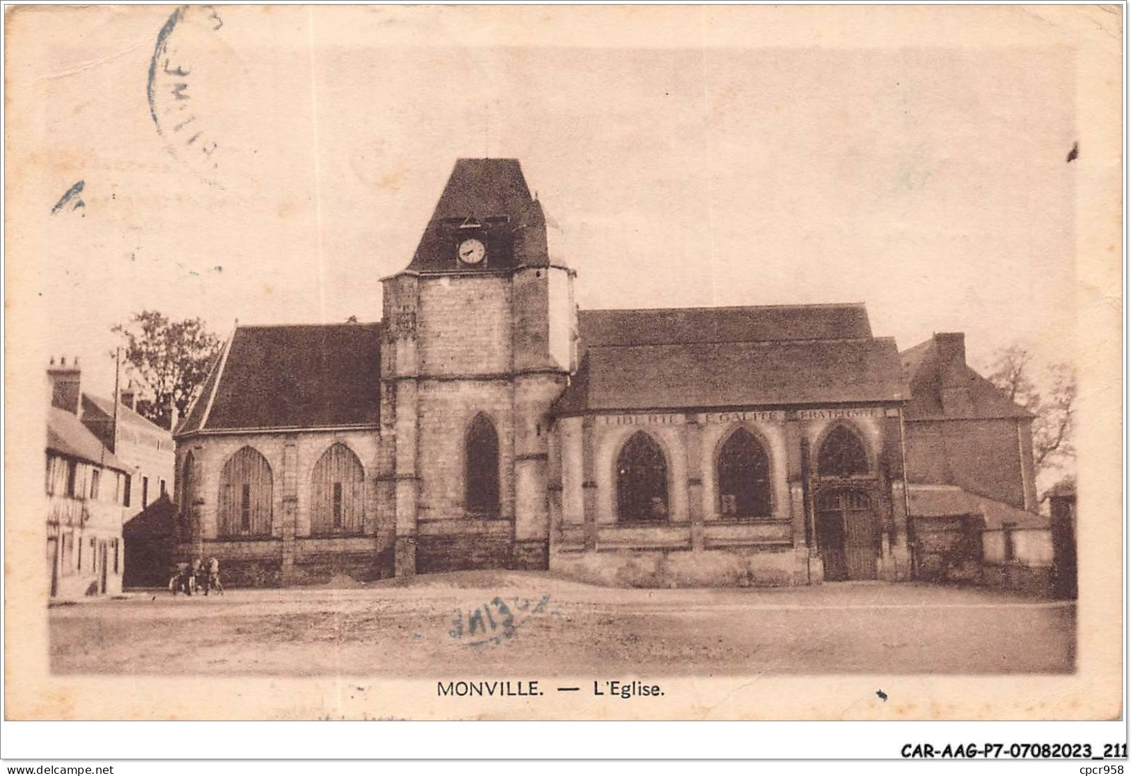 CAR-AAGP7-76-0676 - MONVILLE - L'Eglise  - Other & Unclassified