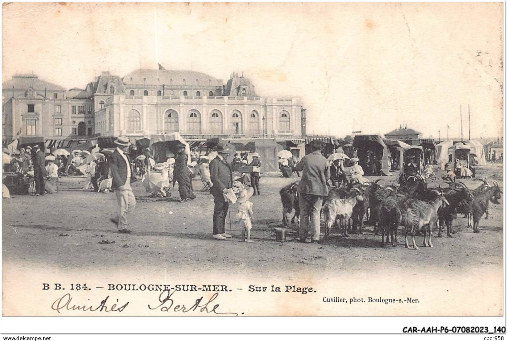 CAR-AAHP6-62-0546 - BOULOGNE-SUR-MER - Sur La Plage - Agriculture - Boulogne Sur Mer