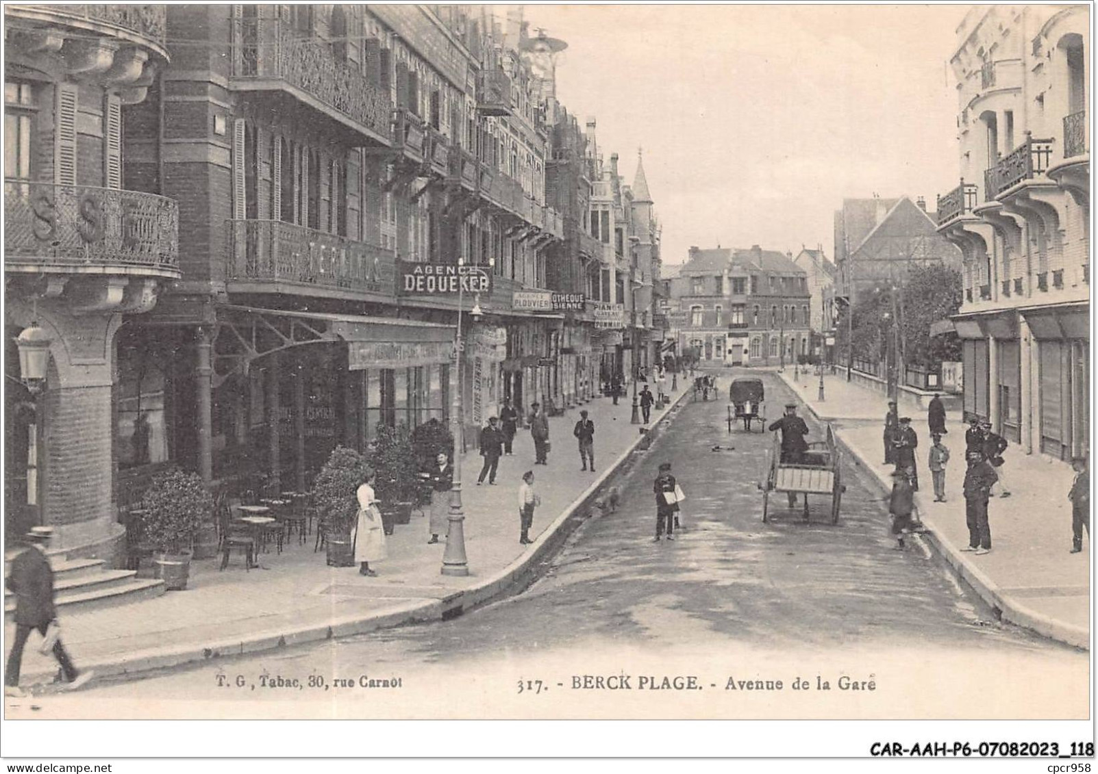 CAR-AAHP6-62-0535 - BERCK - Avenue De La Gare - Berck