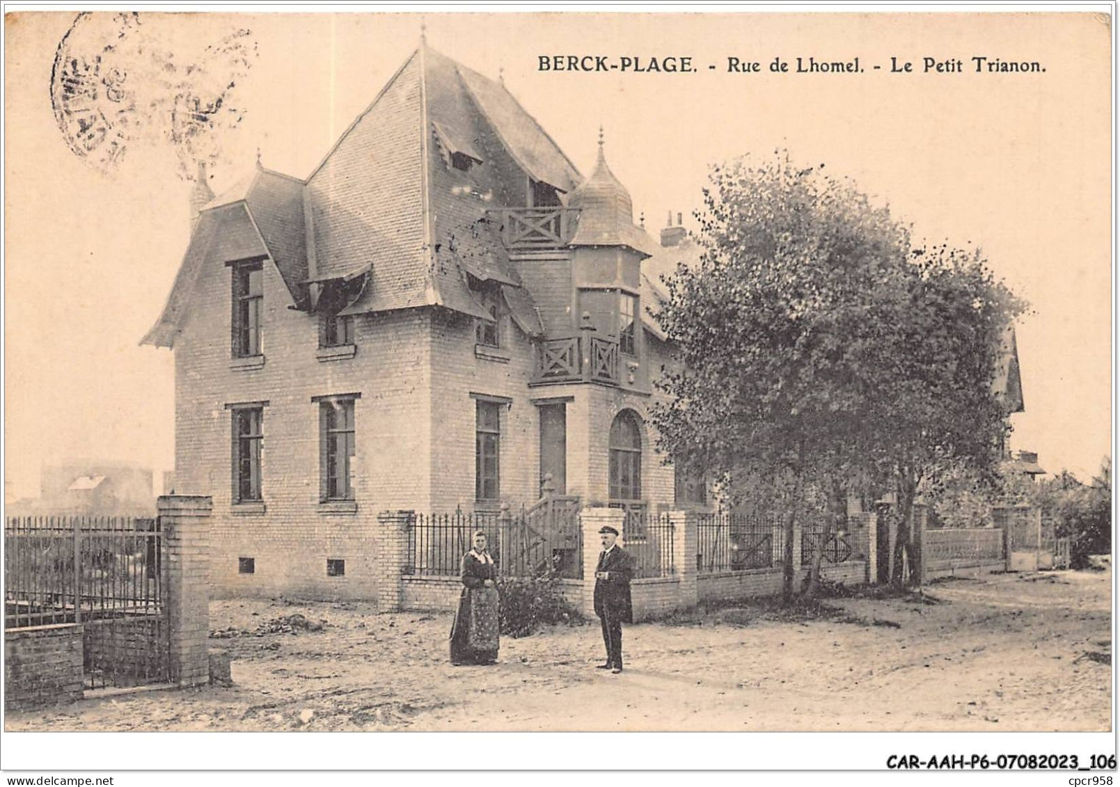 CAR-AAHP6-62-0529 - BERCK - Rue De L'homel - Le Petit Trianon - Berck