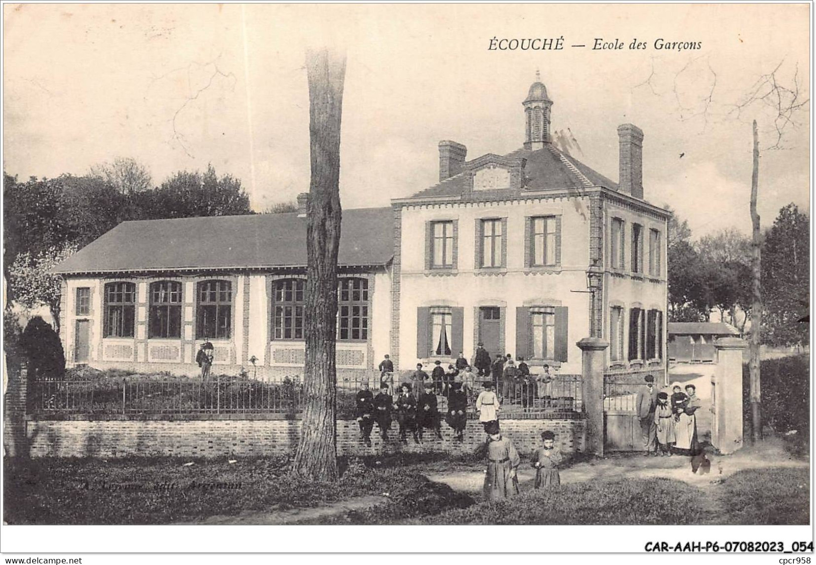 CAR-AAHP6-61-0503 - ECOUCHE - école Des Garçons - Ecouche