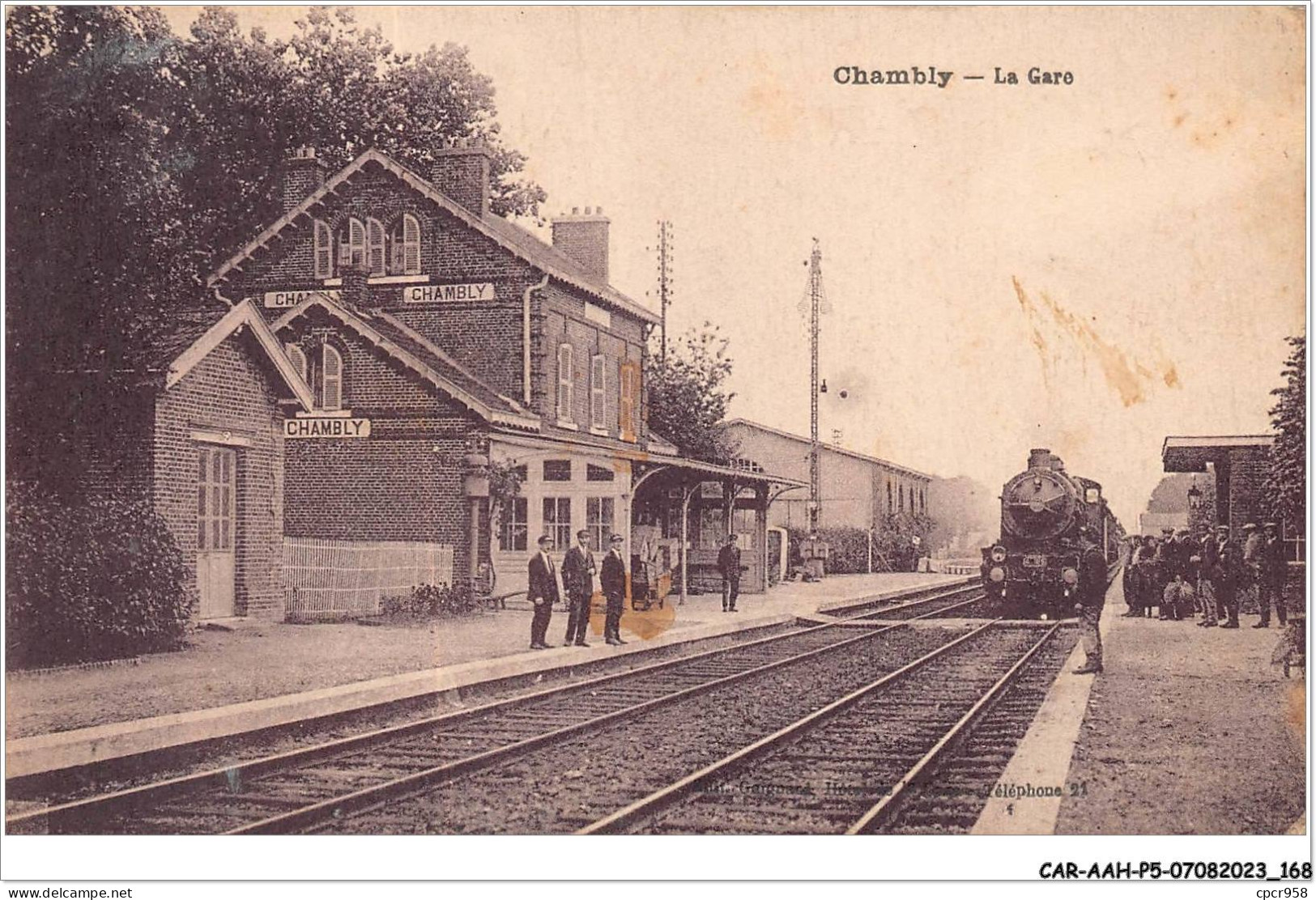 CAR-AAHP5-60-0466 - VERBERIE - La Gare - Verberie