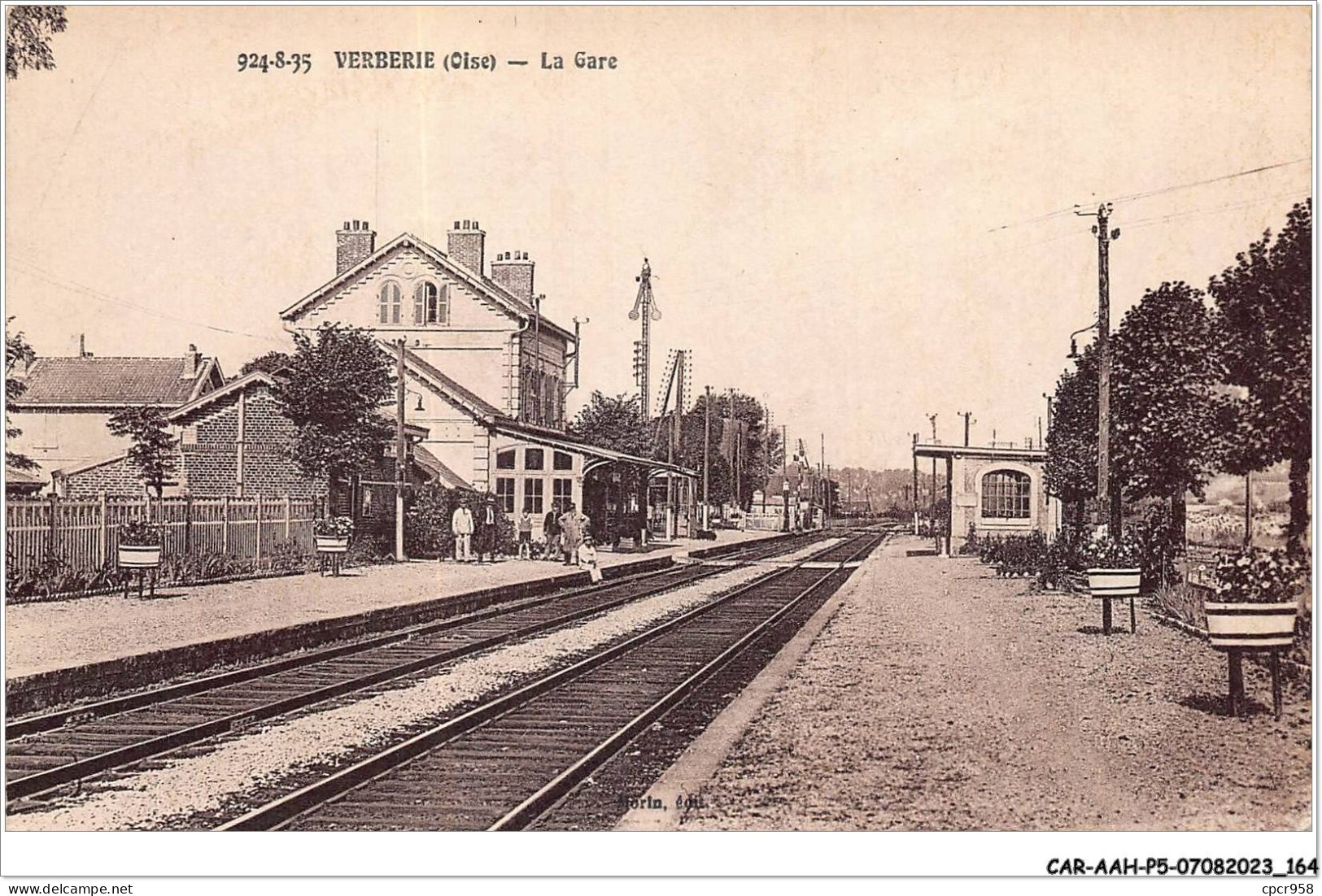 CAR-AAHP5-60-0468 - CHAMBLY - La Gare - Train - Autres & Non Classés